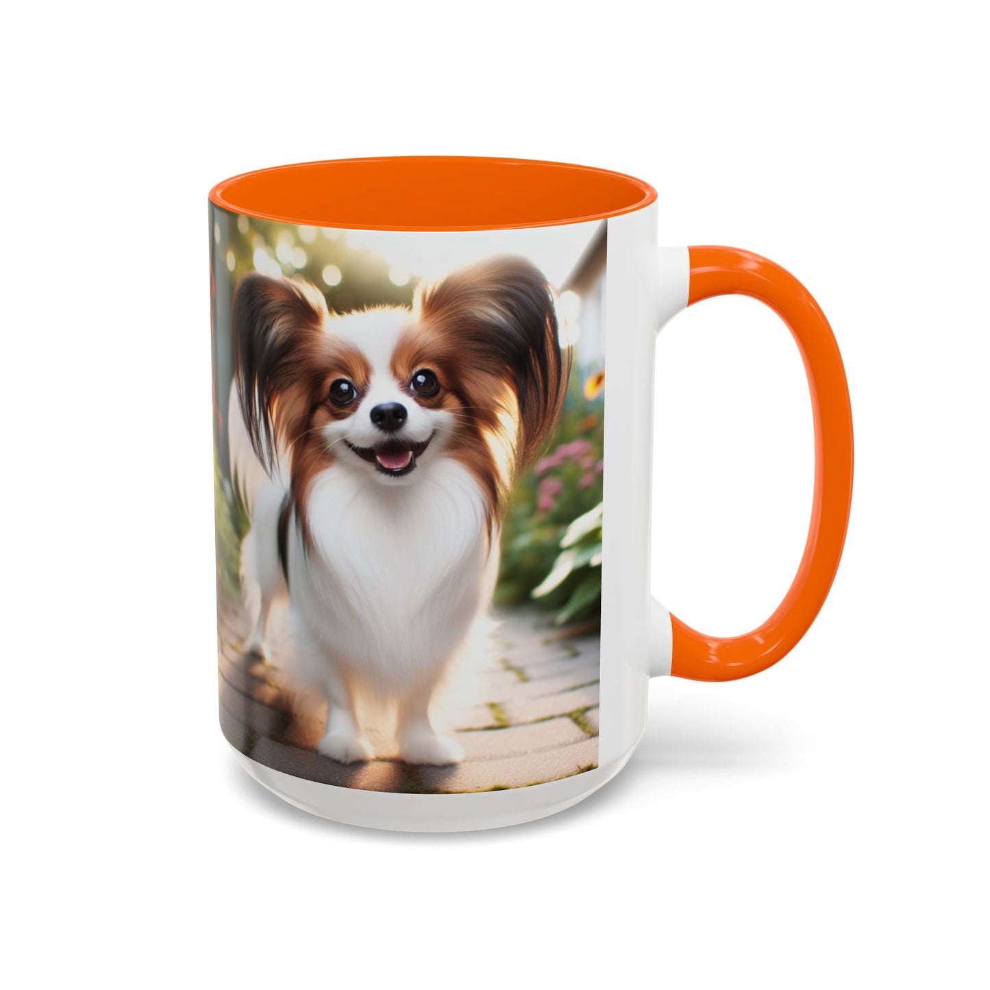 Papillon Accent Coffee Mug - Perfect Gift for Dog Lovers
