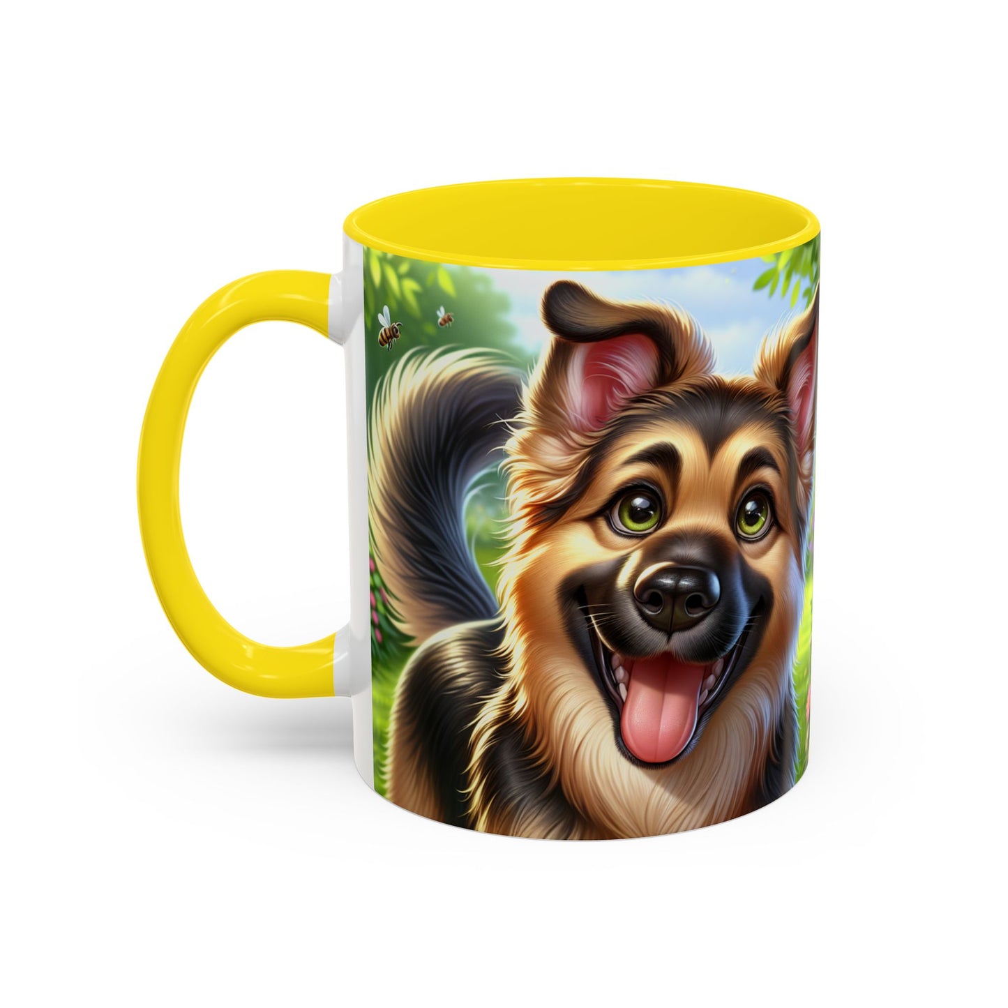 German Shepherd Accent Coffee Mug - Perfect Gift for Dog Lovers
