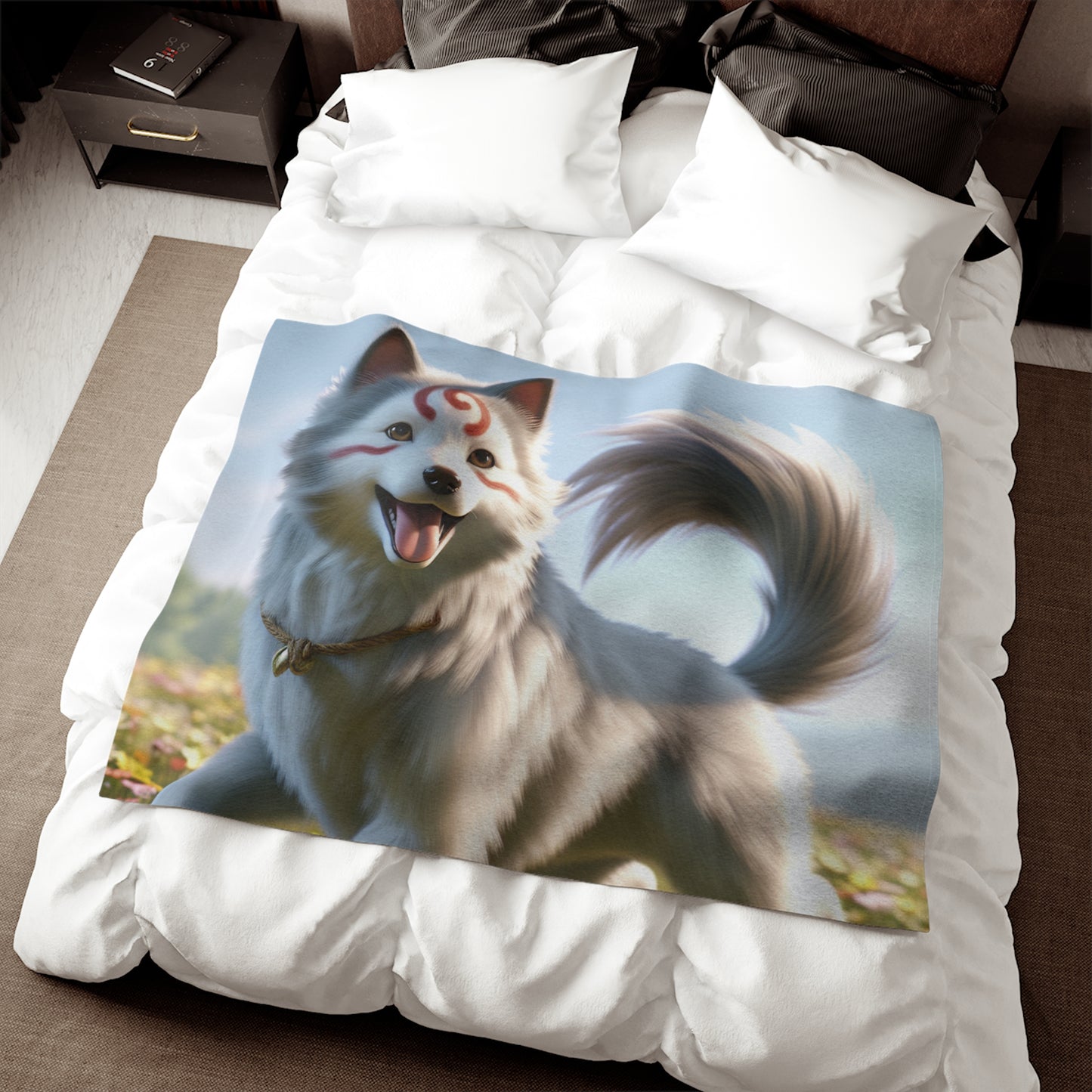 Cadabomb Okami Sweatshirt Blanket