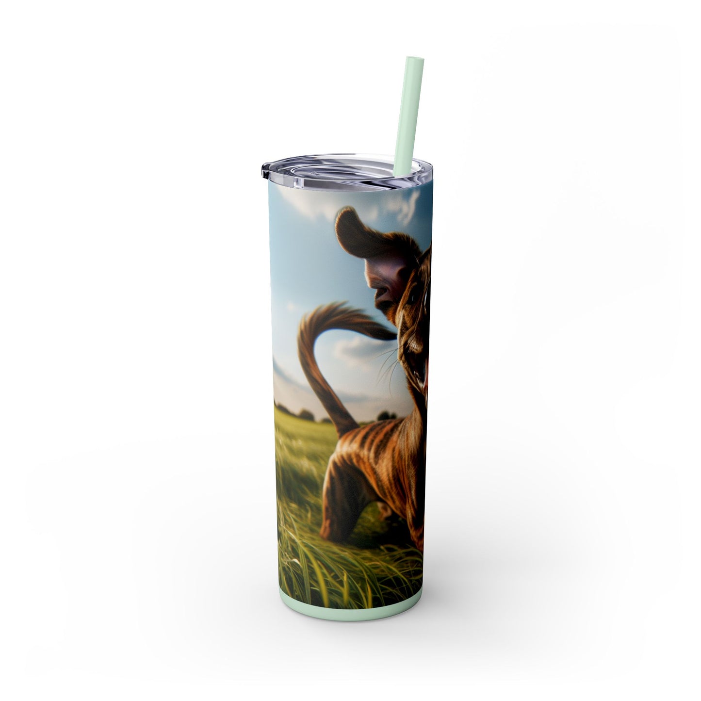 Treeing Tennessee Brindle Tumbler with Straw, 20oz