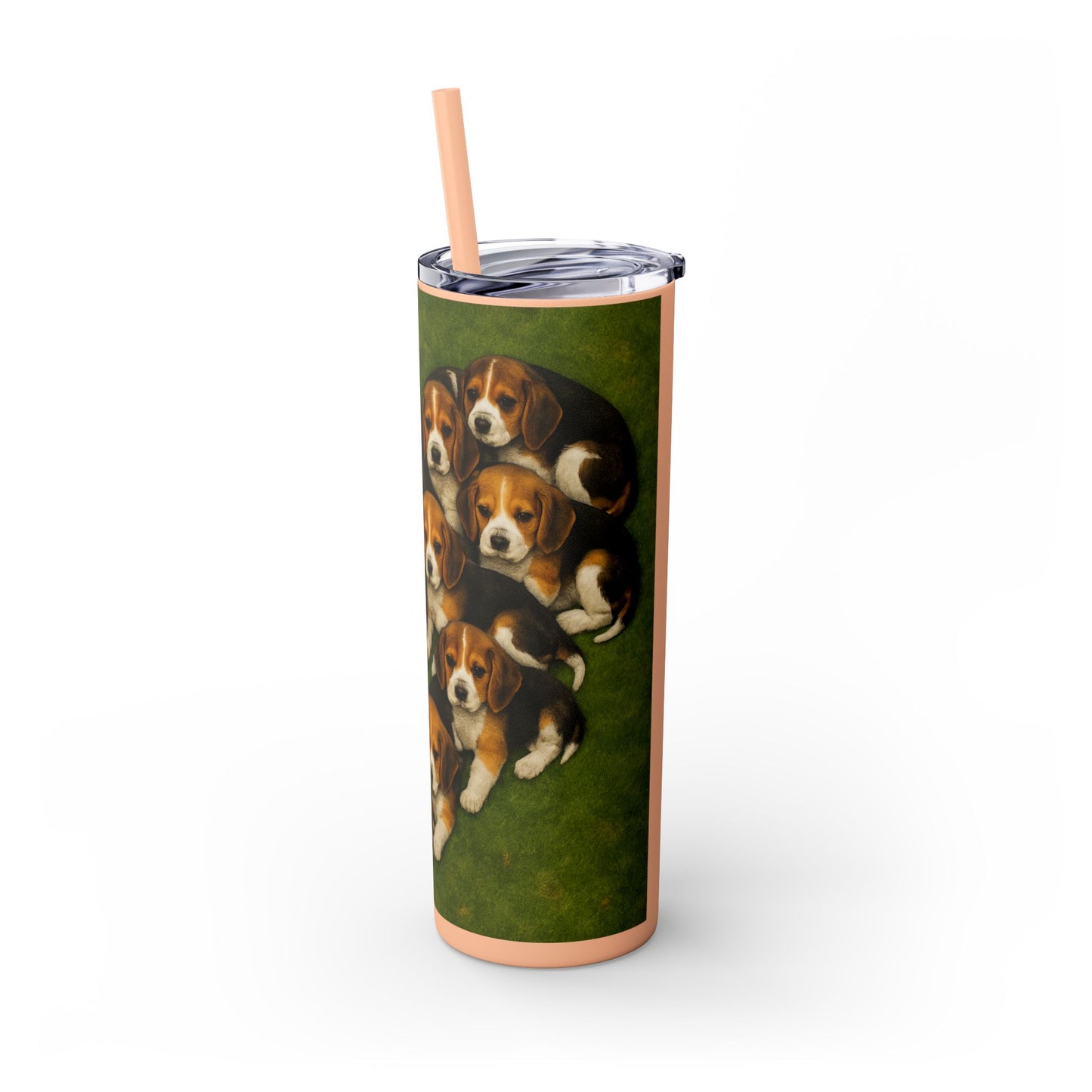 Beagle puppies Tumbler with Straw, 20oz