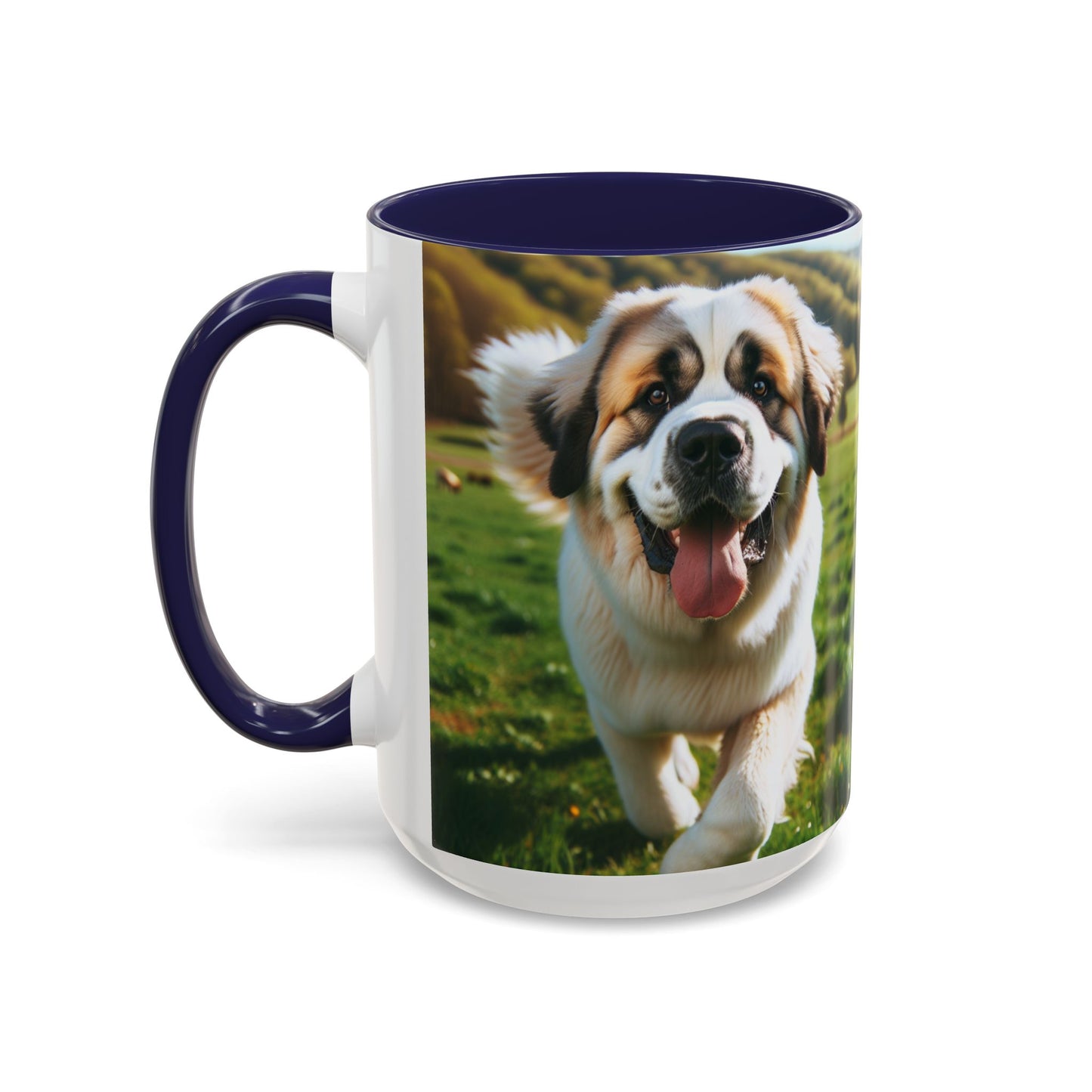 Pyrenean Mastiff Accent Coffee Mug - Perfect Gift for Dog Lovers