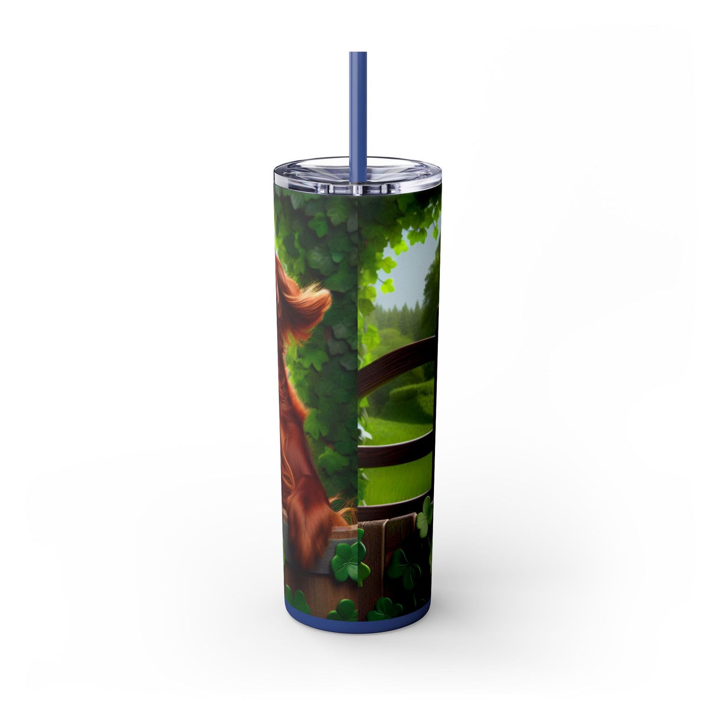 Irish Setter Tumbler with Straw, 20oz