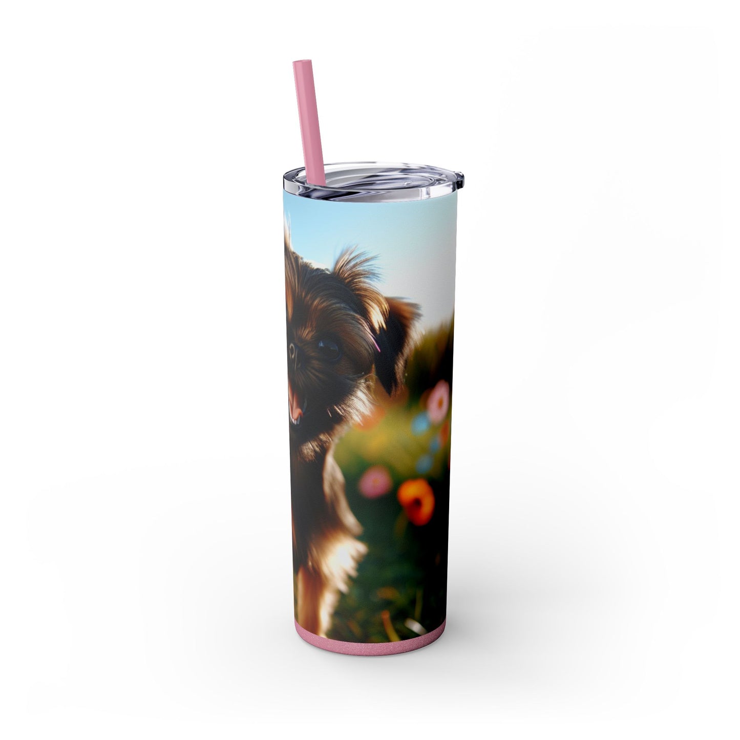 Griffon Bruxellois Tumbler with Straw, 20oz