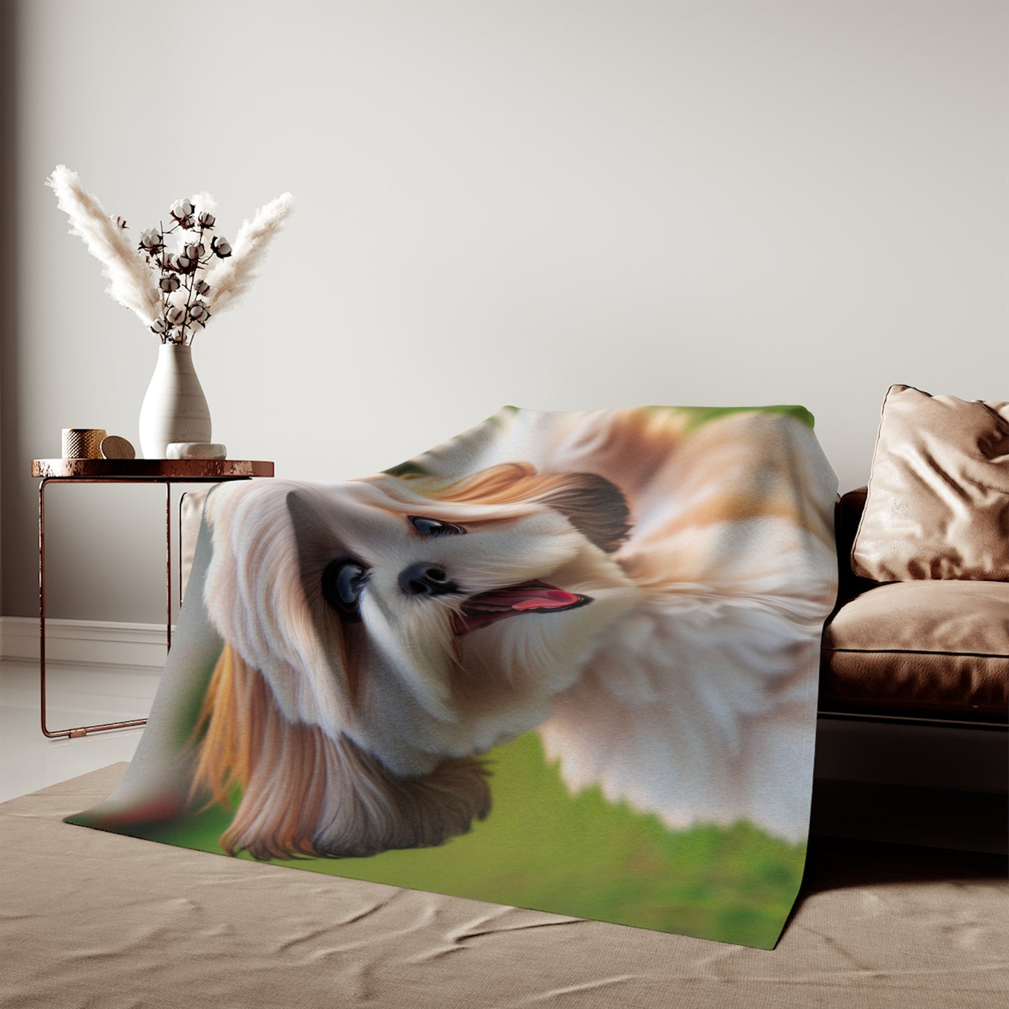 Shih-poo Sweatshirt Blanket