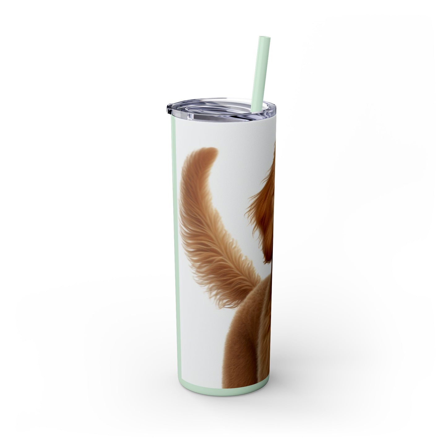 Goldendoodle Tumbler with Straw, 20oz