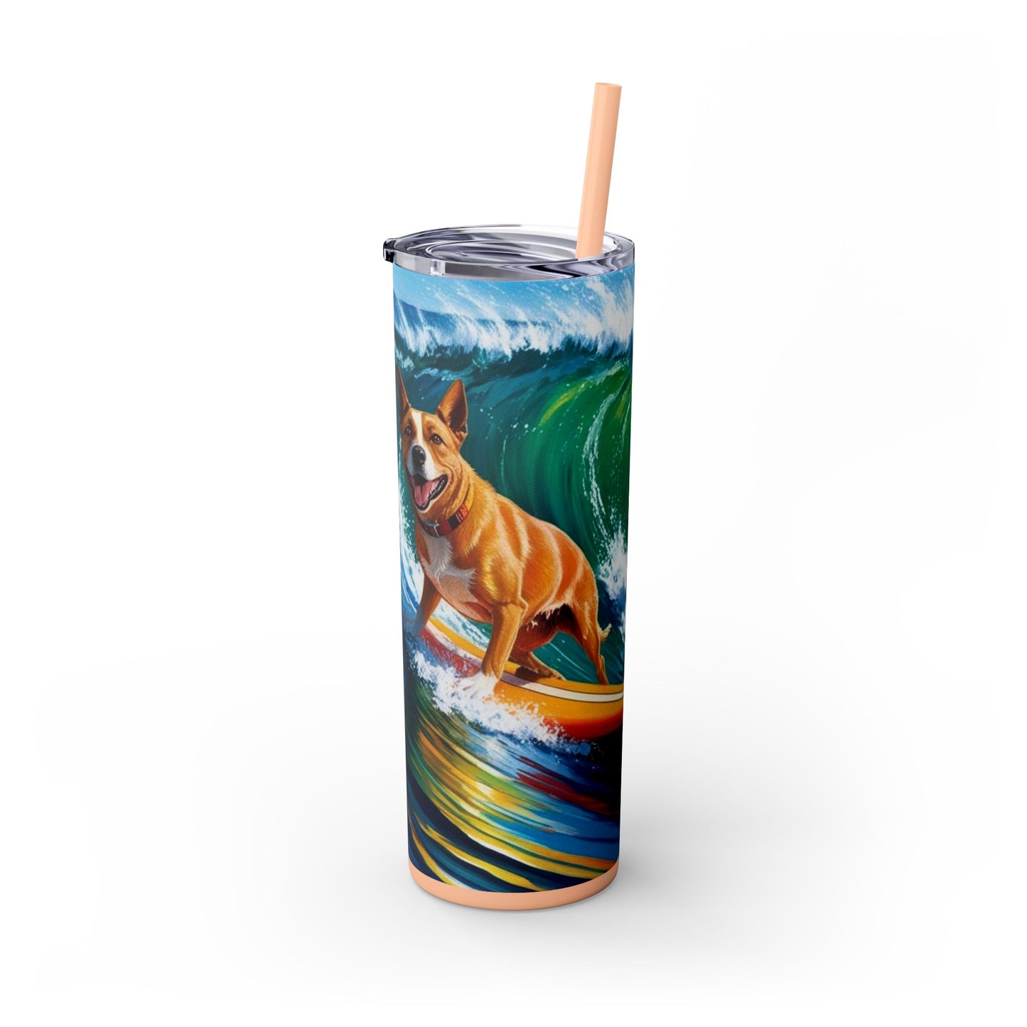 Surf Dogs Tumbler with Straw, 20oz