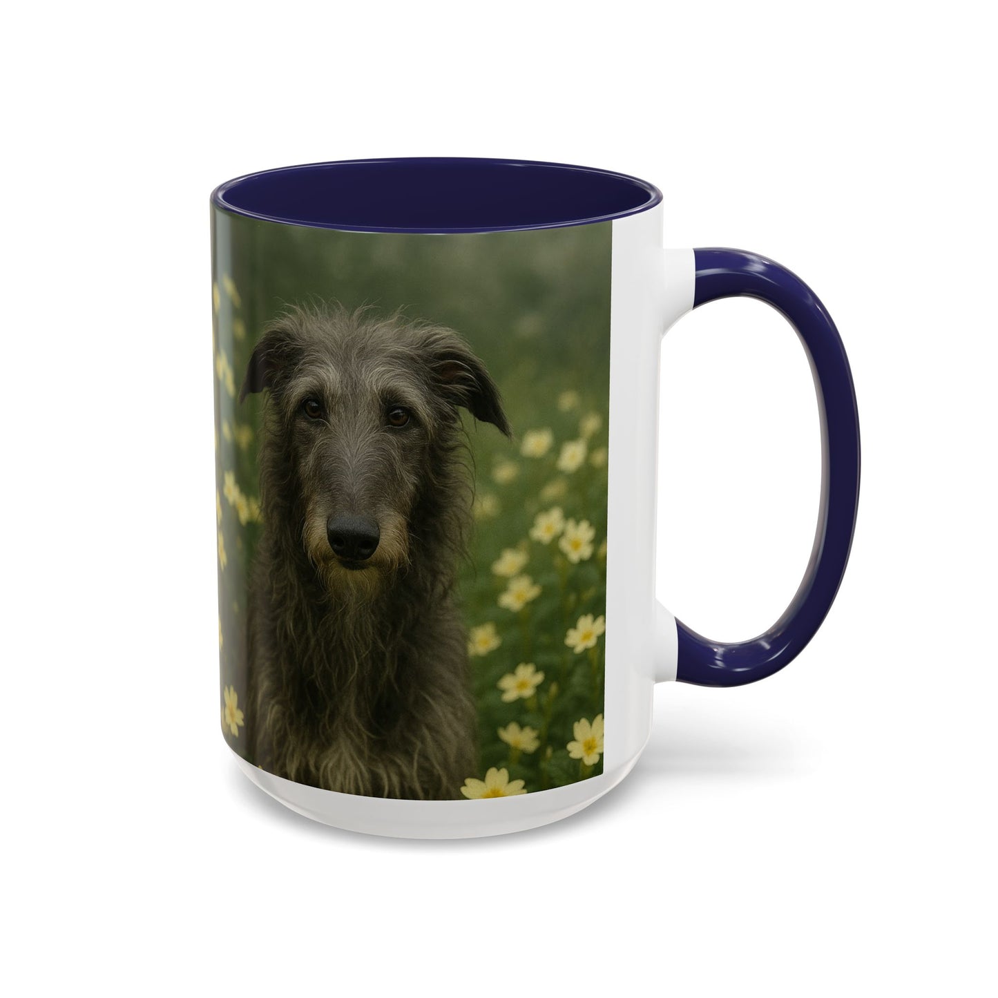 Scottish Deerhound Accent Coffee Mug - Perfect Gift for Dog Lovers