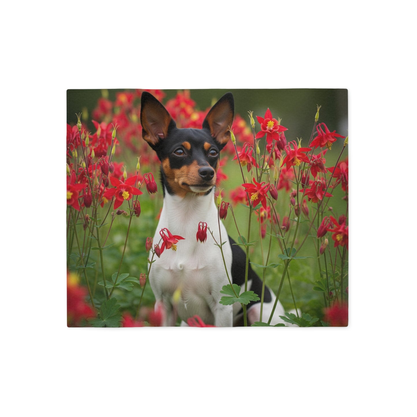Toy Fox Terrier Sweatshirt Blanket