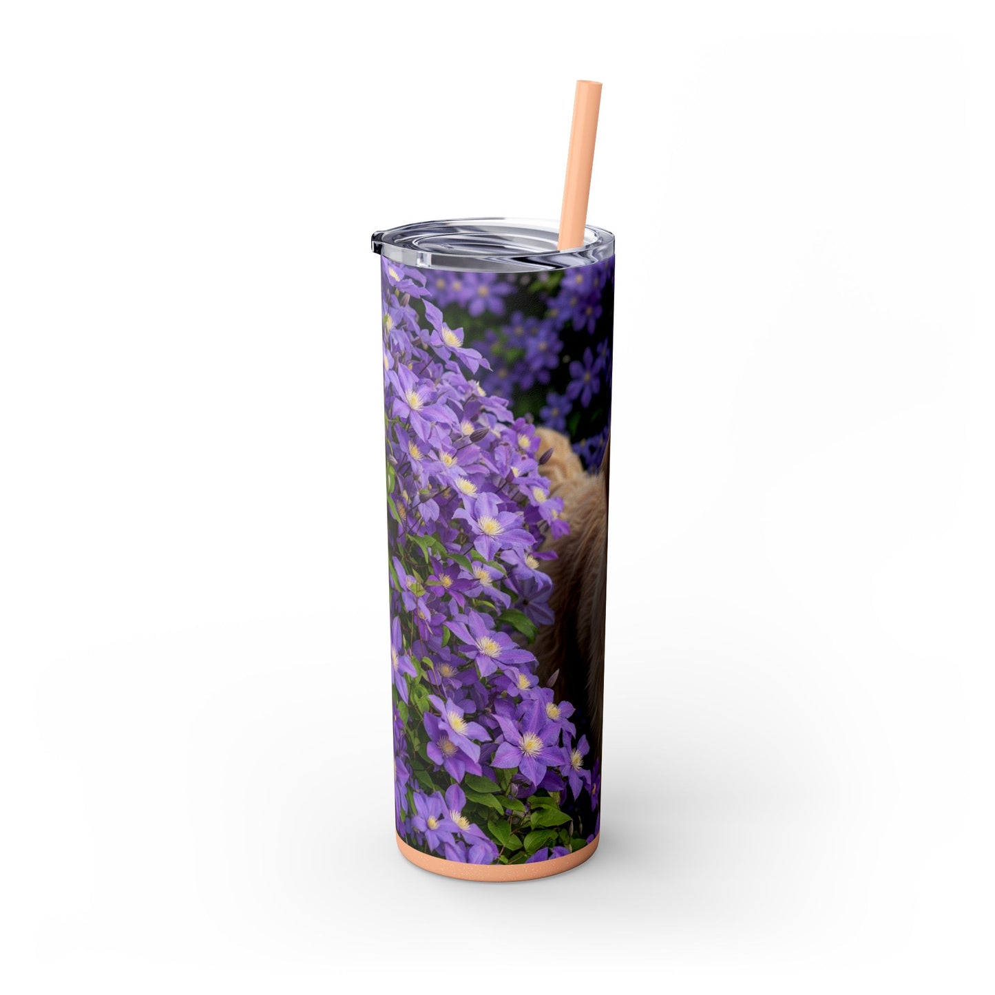 Berger Picard Skinny Tumbler with Straw, 20oz