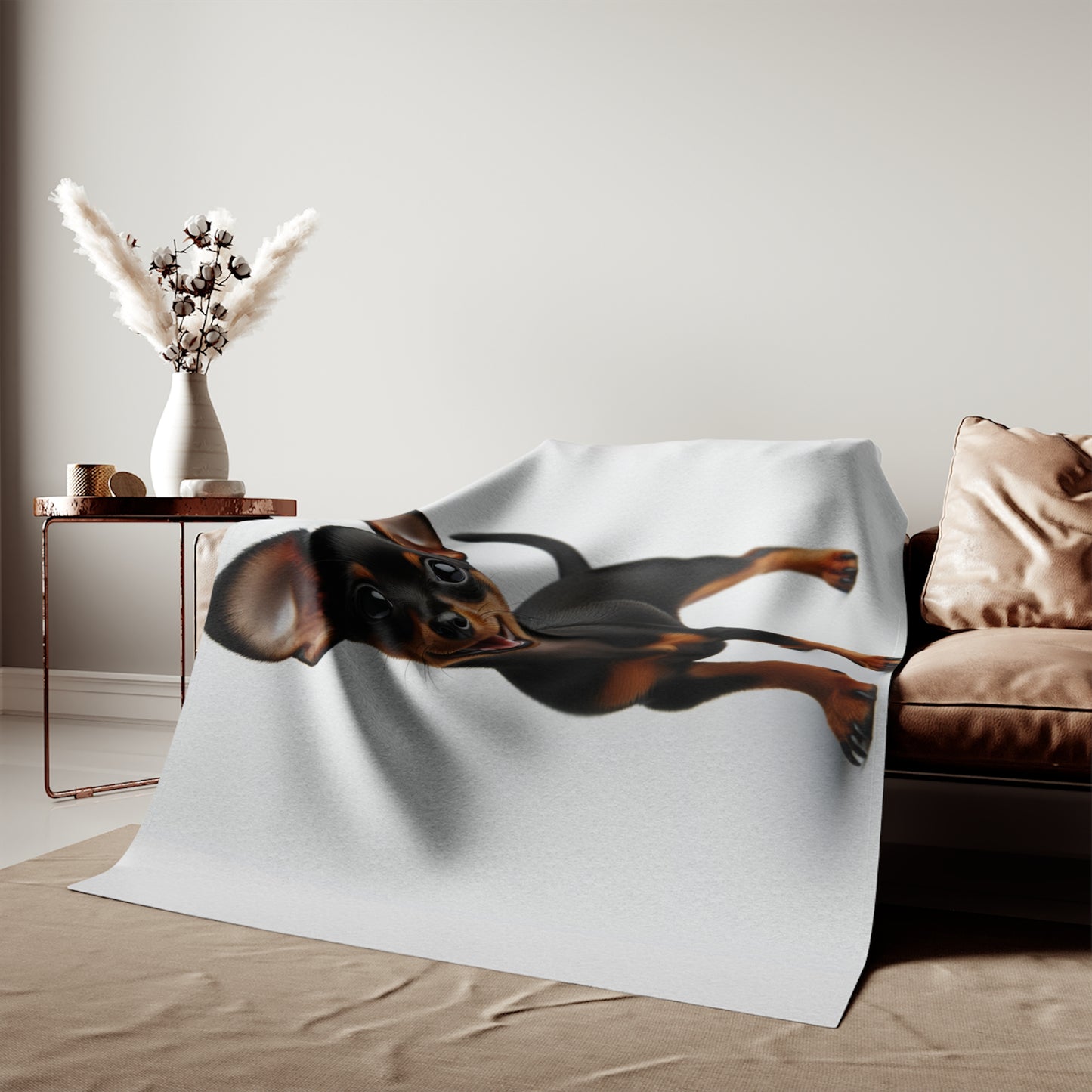Miniature Pinscher Sweatshirt Blanket