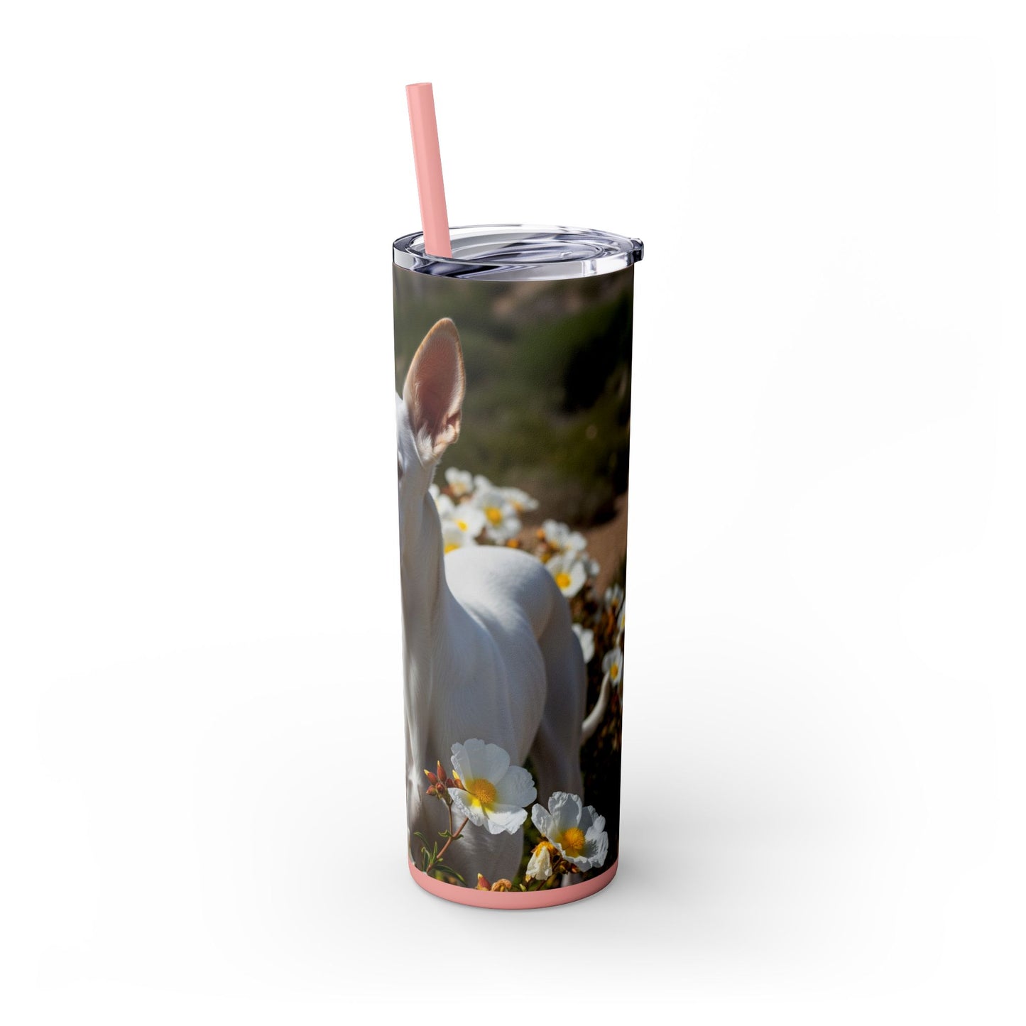 Ibizan Hound Tumbler with Straw, 20oz