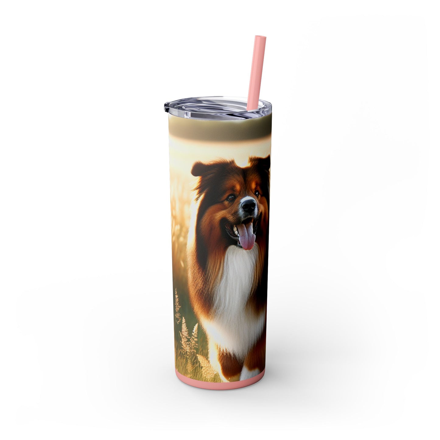 Bohemian Shepherd Tumbler with Straw, 20oz