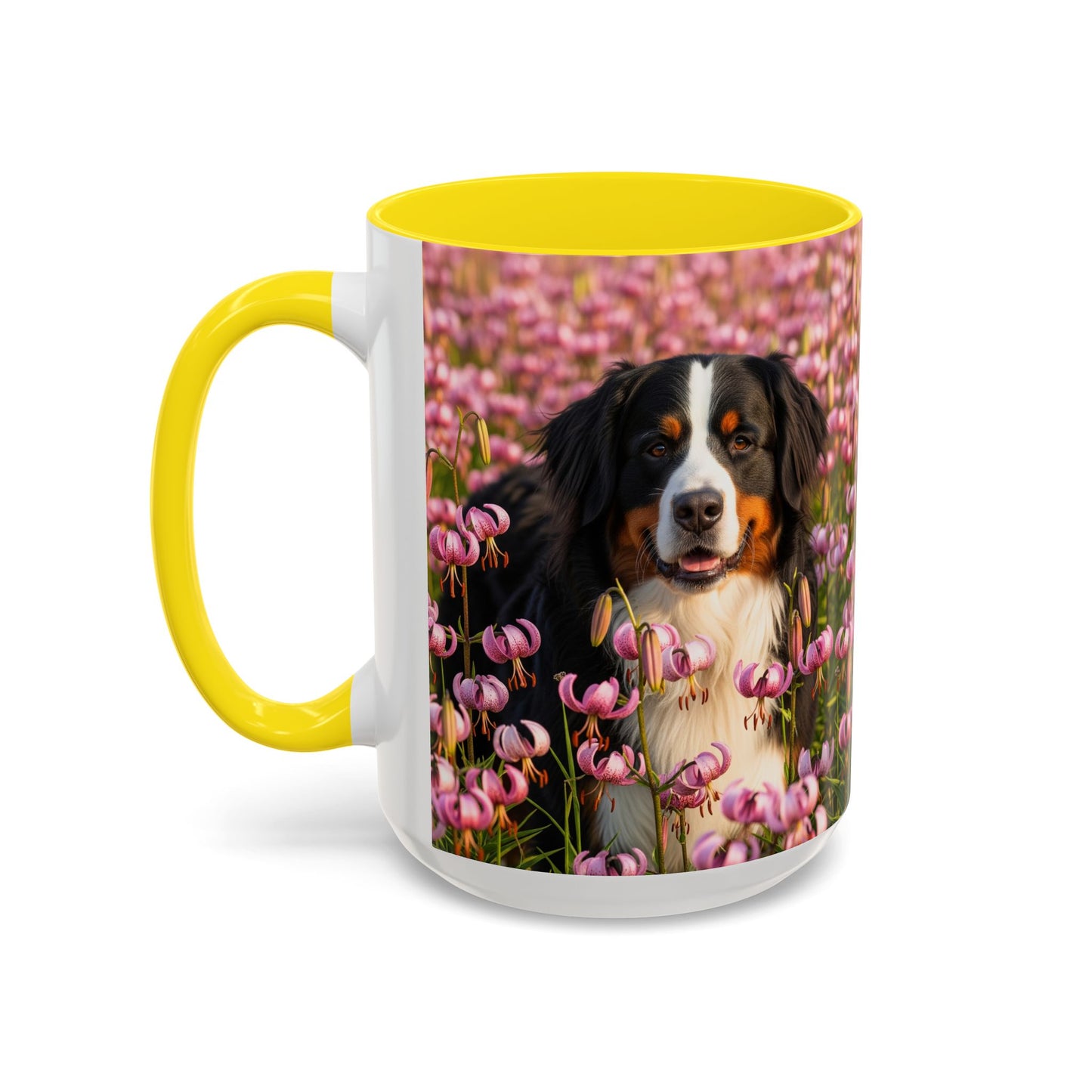 Bernese Mountain Dog Accent Coffee Mug - Perfect Gift for Dog Lovers