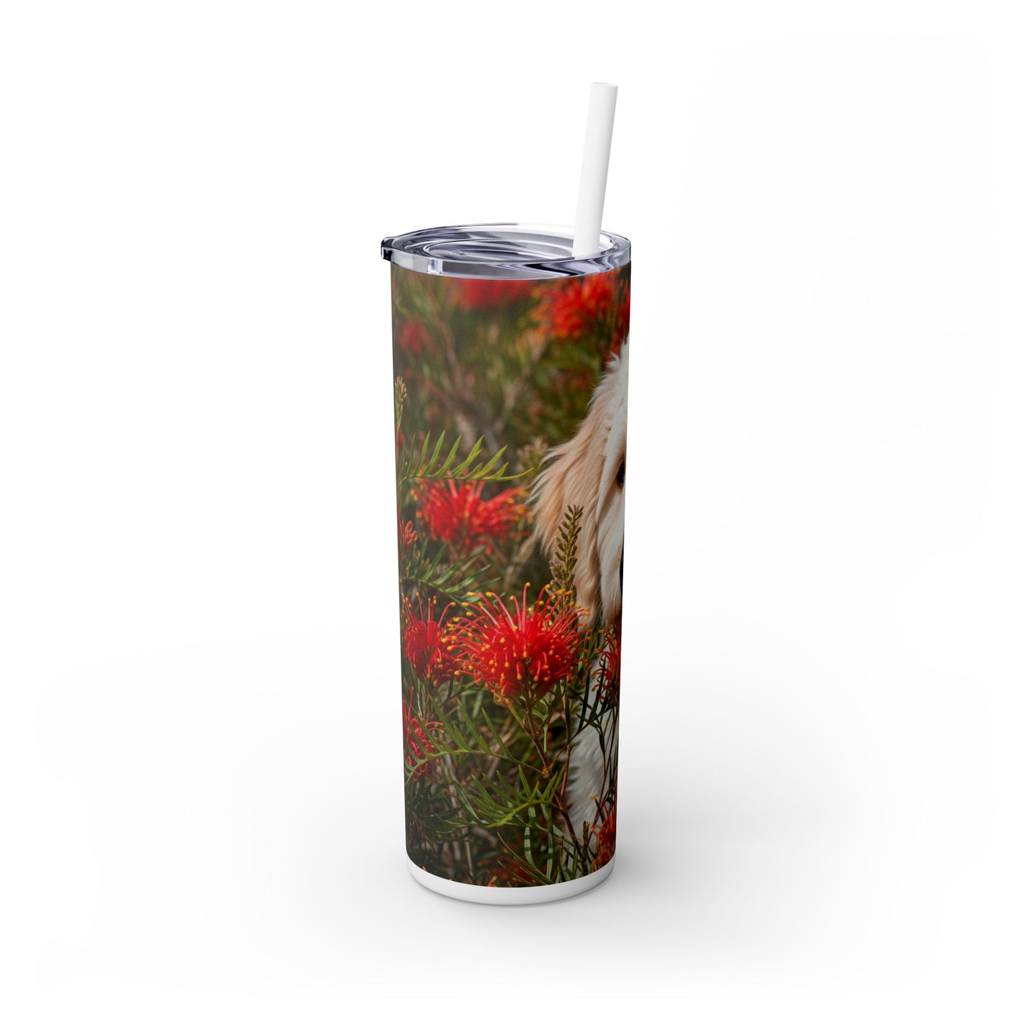Labradoodle Tumbler with Straw, 20oz