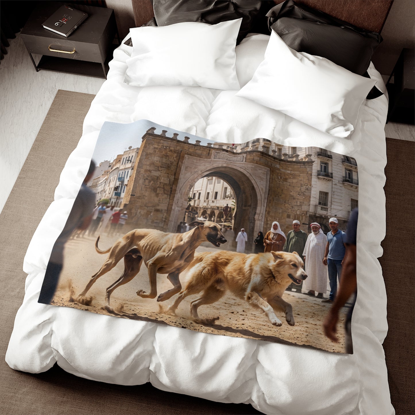 Sloughi and Aidi Blanket