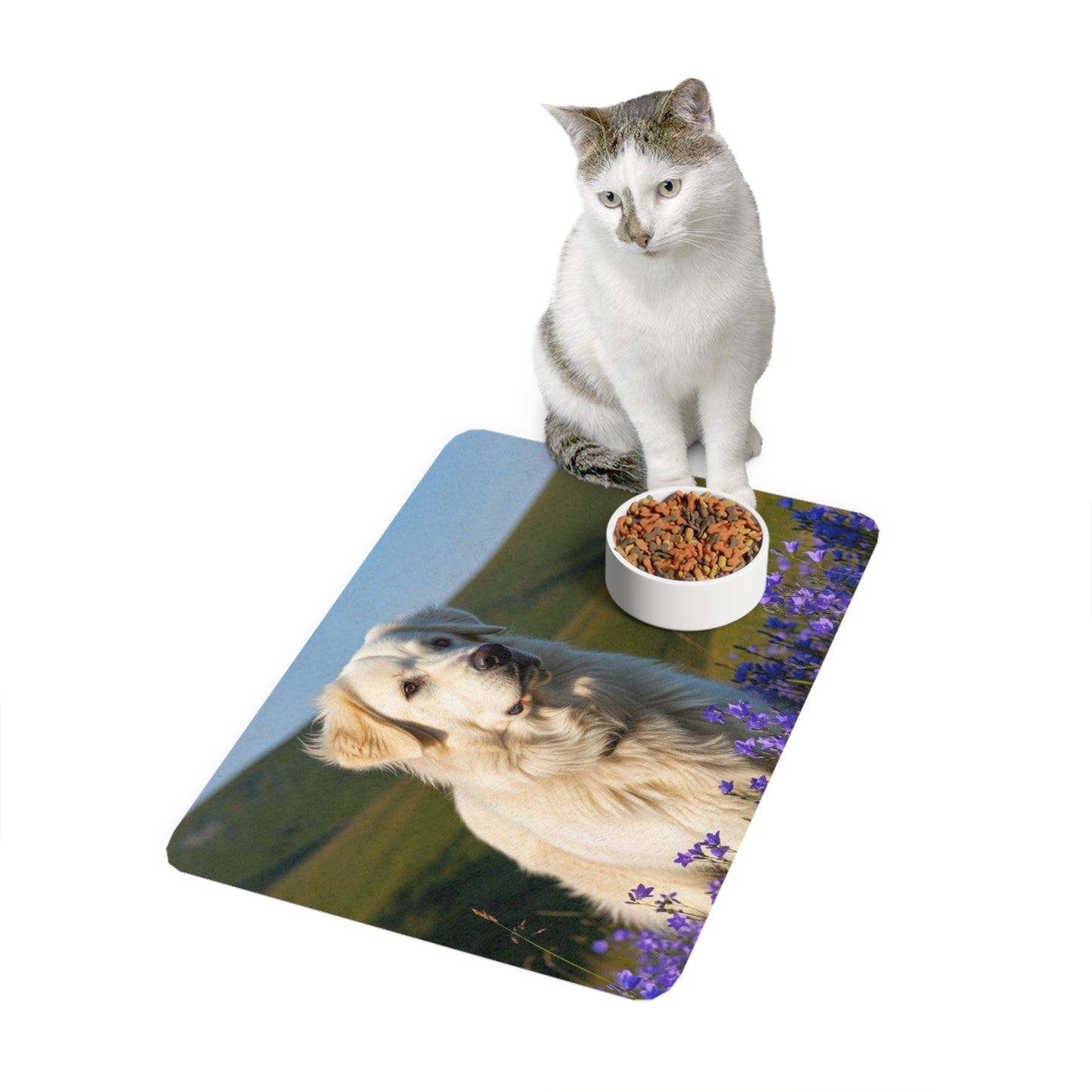 Pet Food Mat (12x18) - Romanian Carpathian Shepherd