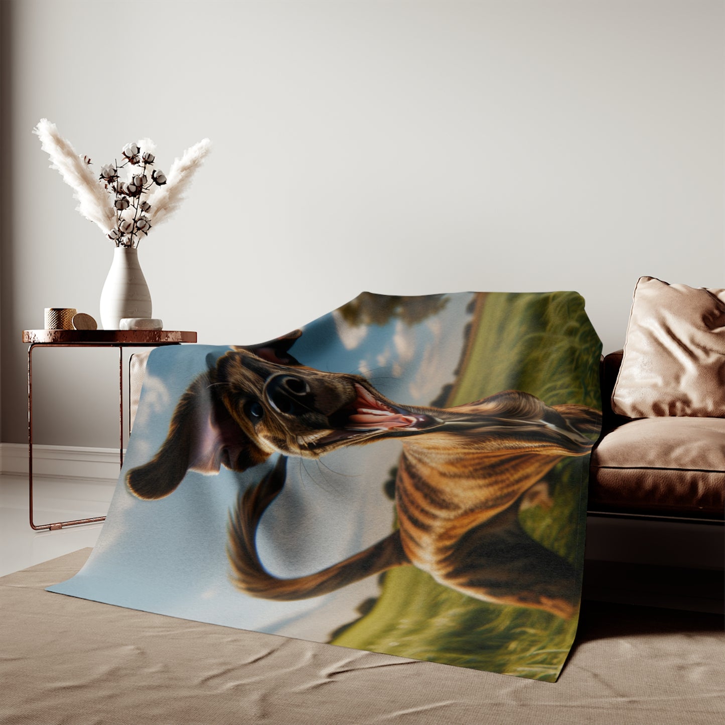 Treeing Tennessee Brindle Sweatshirt Blanket