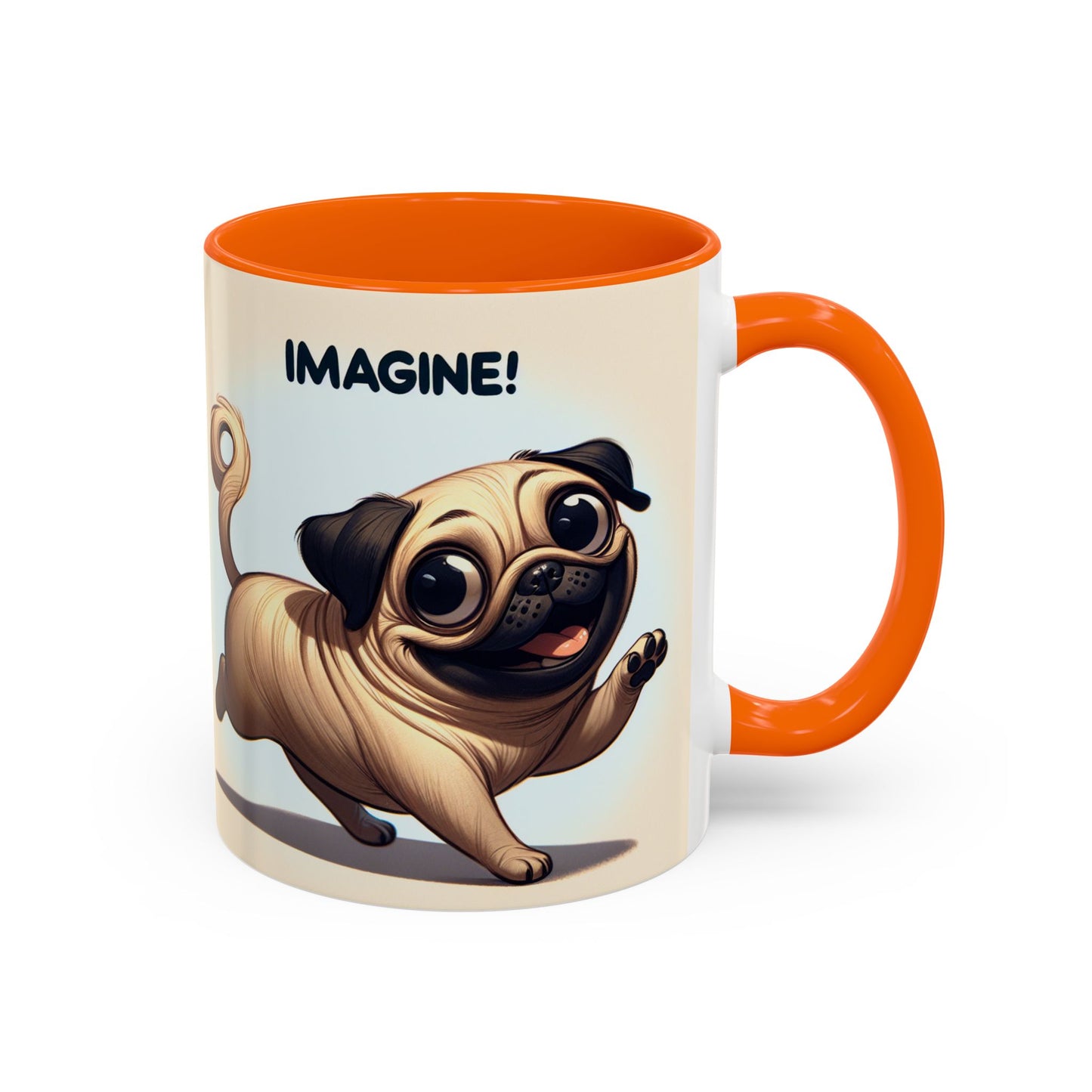 Pug Accent Coffee Mug - Perfect Gift for Dog Lovers