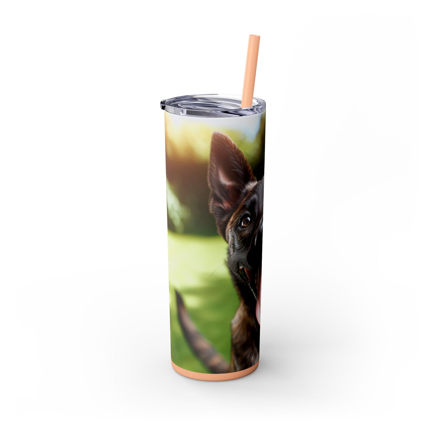 Dutch Shepherd Dog Tumbler with Straw, 20oz