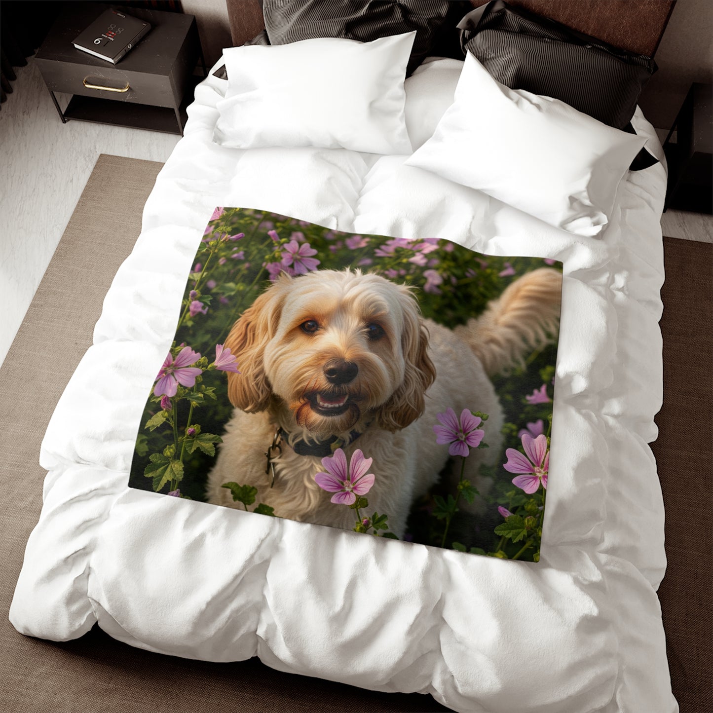 Cockapoo Sweatshirt Blanket