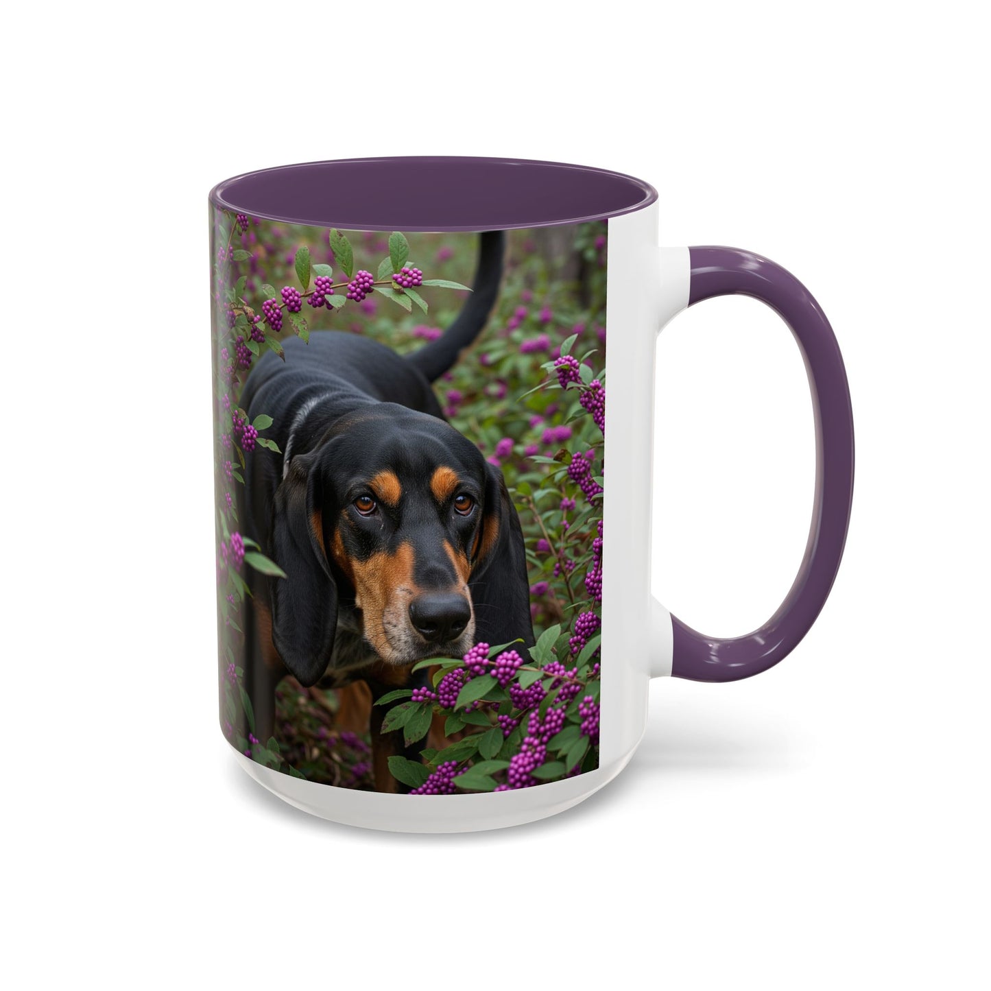 Black and Tan Coonhound Accent Coffee Mug - Perfect Gift for Dog Lovers