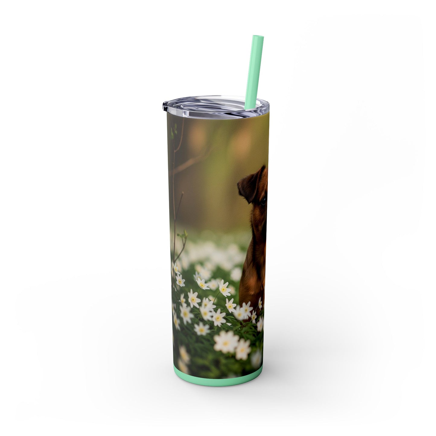 Brussels Griffon Tumbler with Straw, 20oz