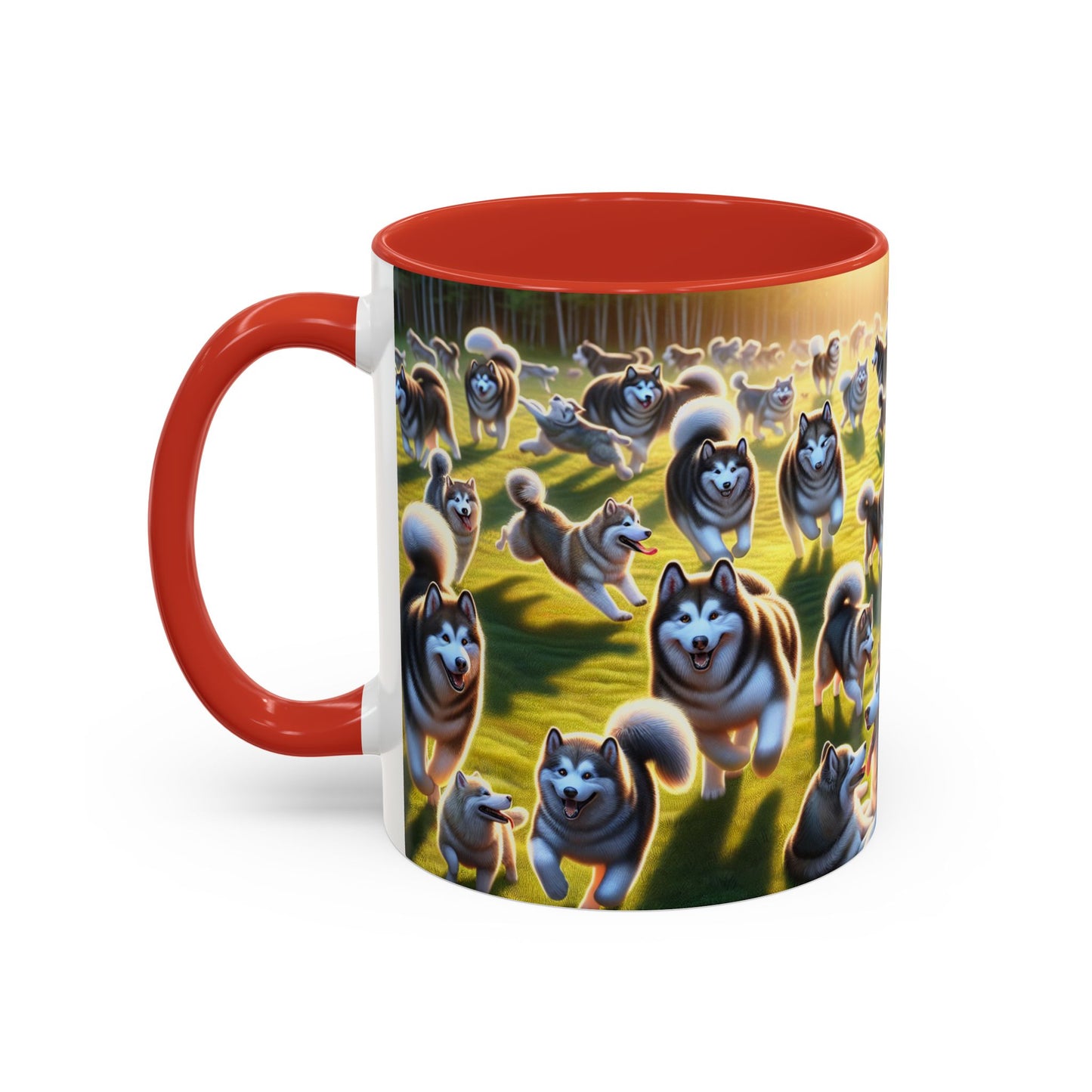 Alaskan Malamute Accent Coffee Mug - Perfect Gift for Dog Lovers