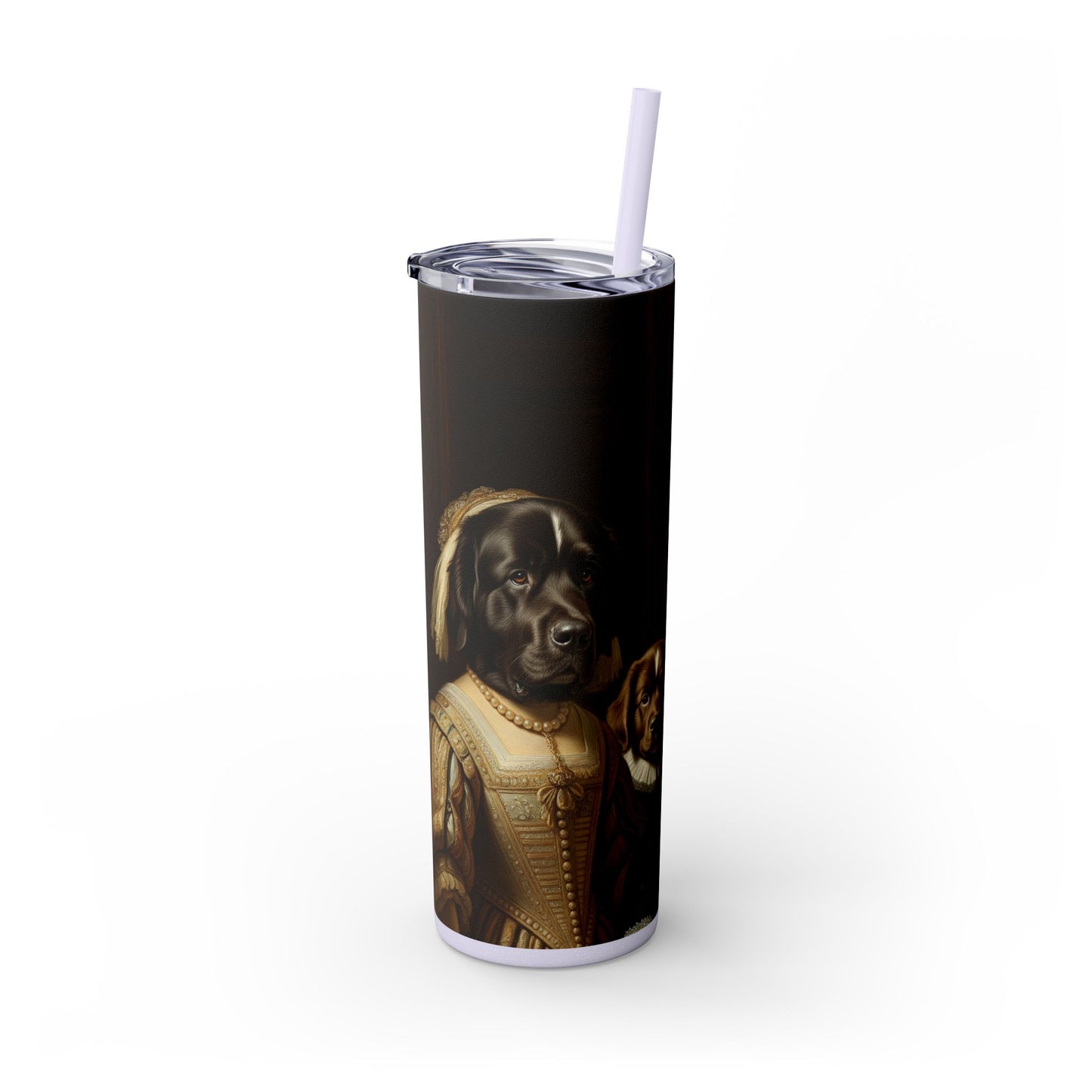 Newfoundland Skinny Tumbler with Straw, 20oz