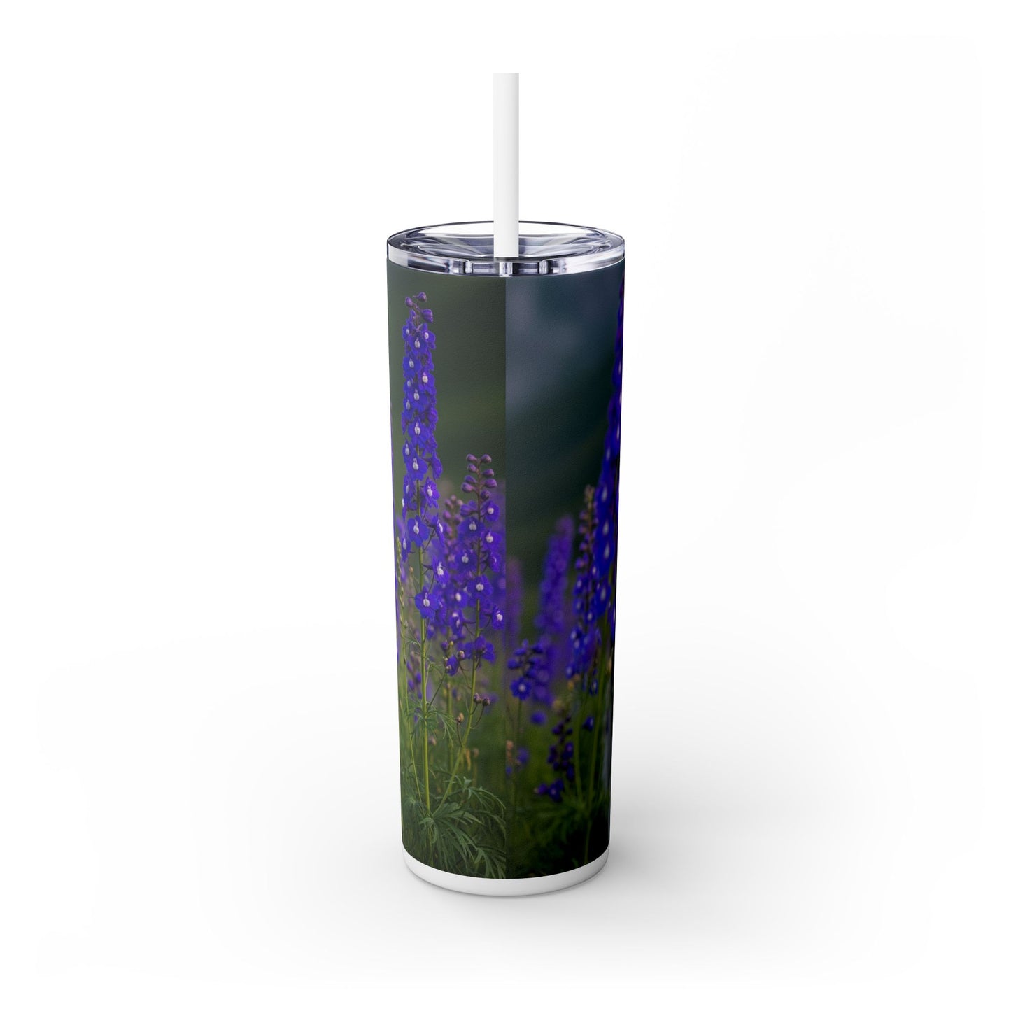 Tatra Shepherd Dog Skinny Tumbler with Straw, 20oz