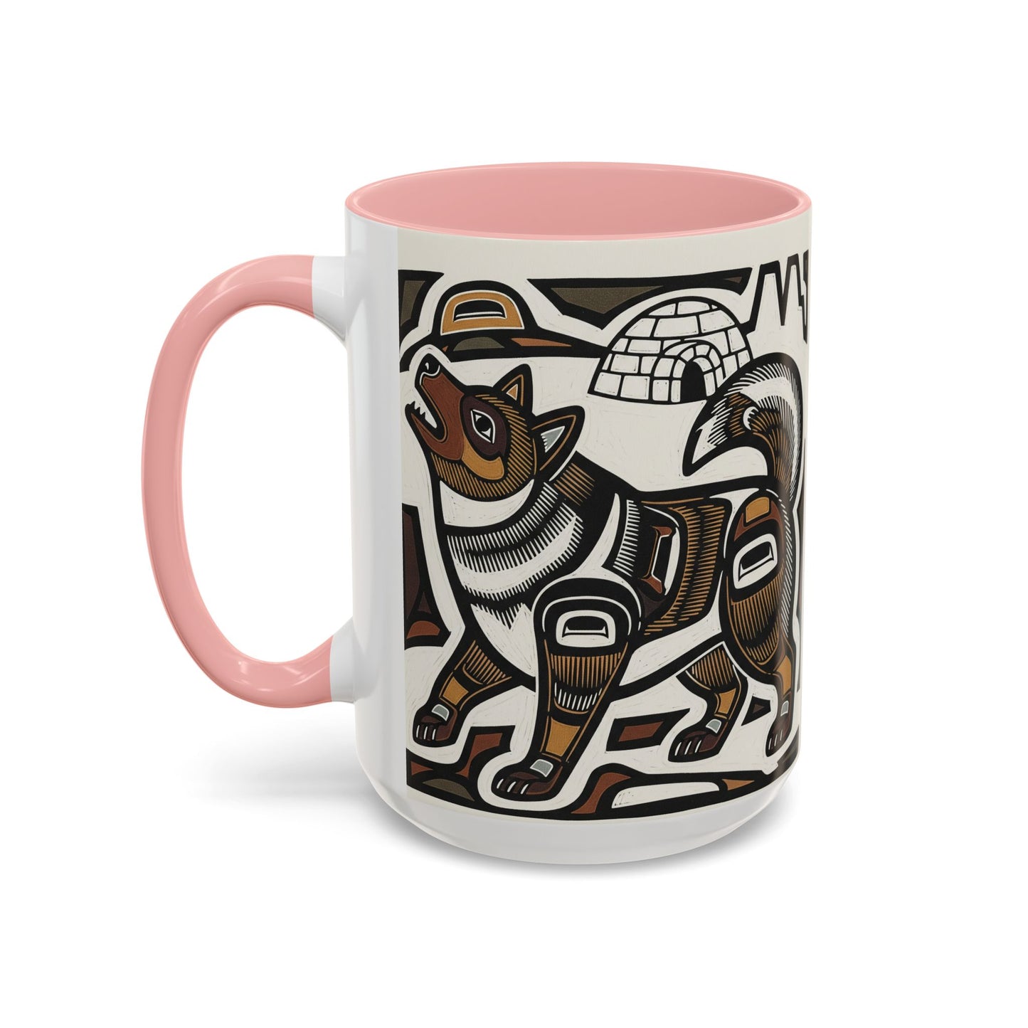 Canadian Eskimo Dog Accent Coffee Mug - Perfect Gift for Dog Lovers