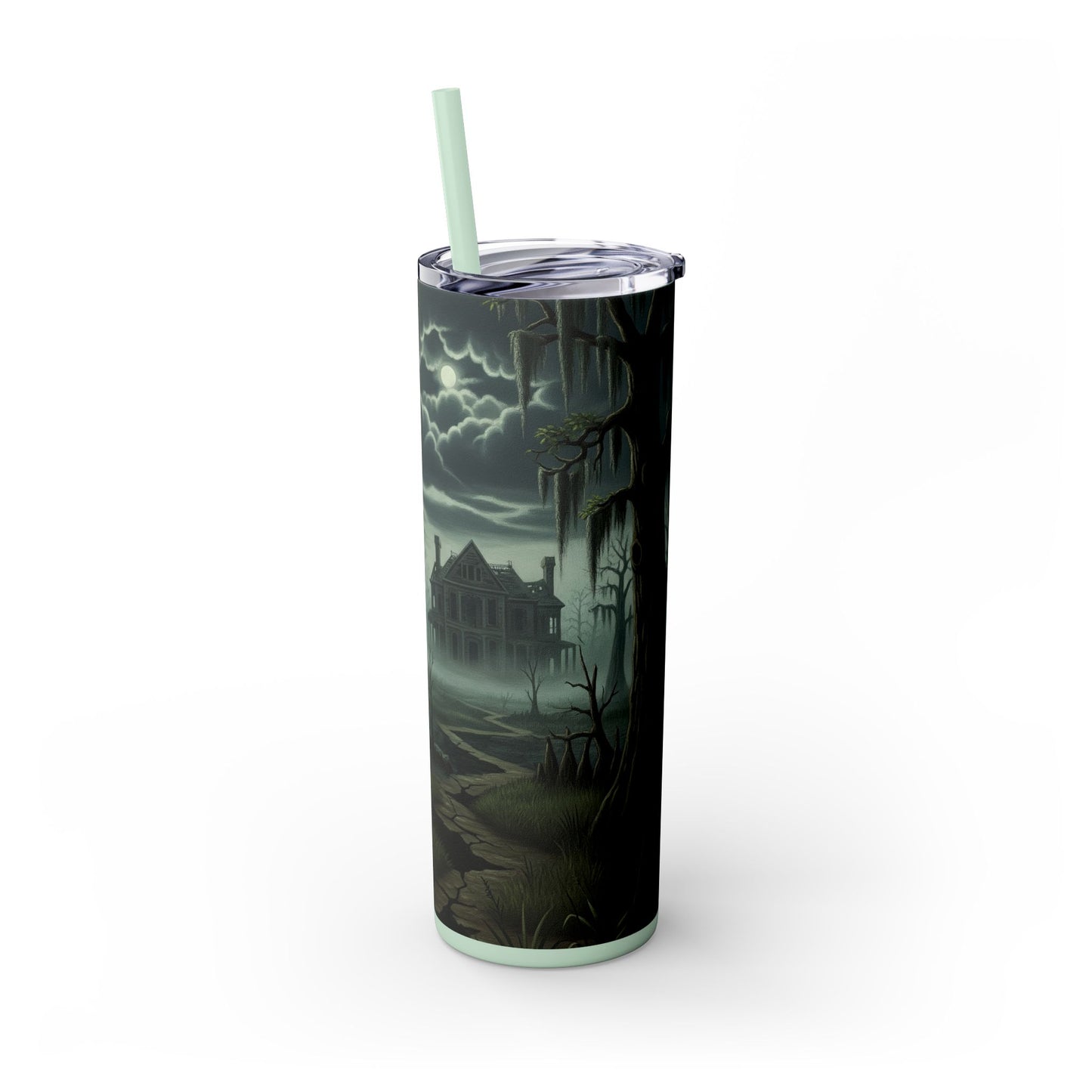Bloodhound Skinny Tumbler with Straw, 20oz