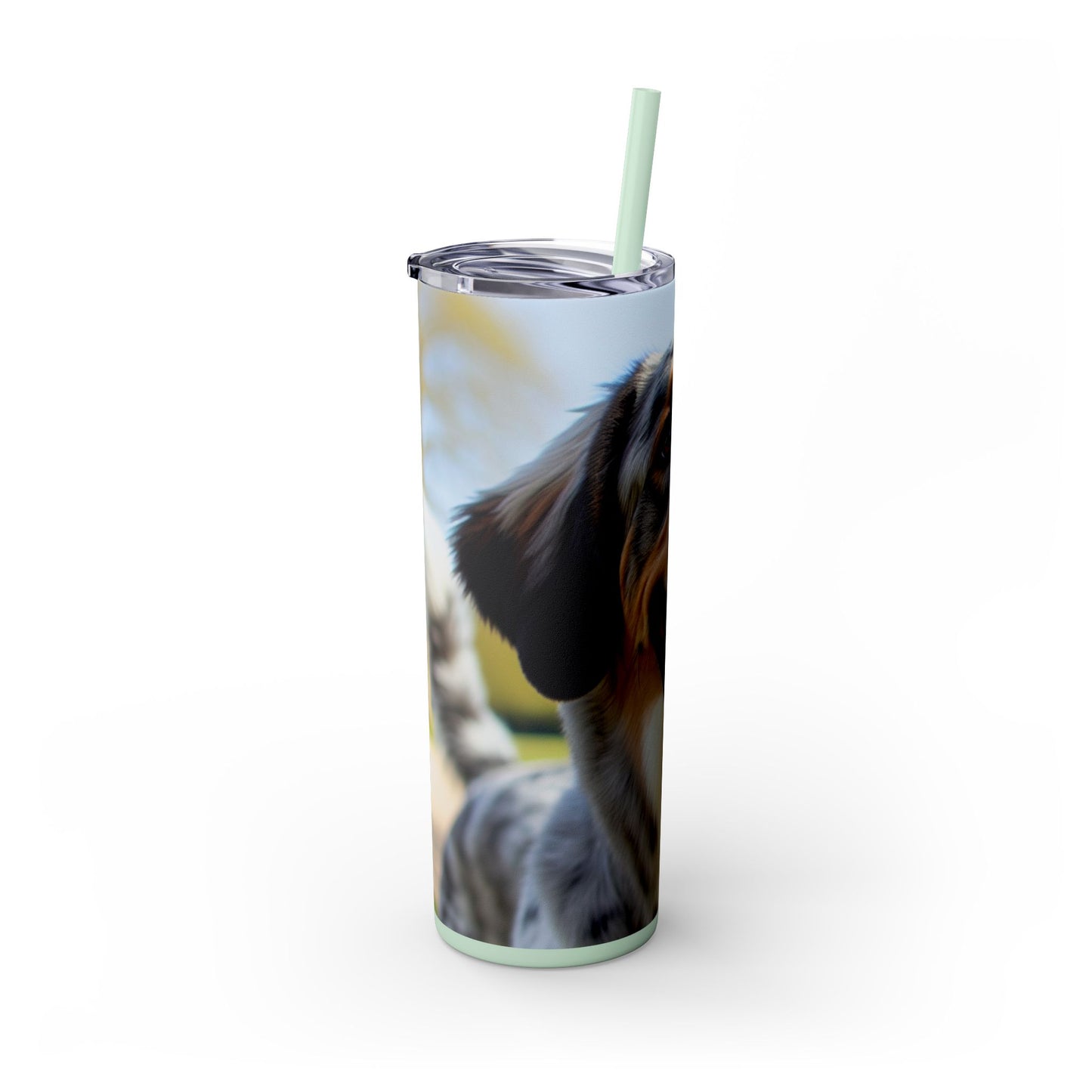 Braque Francais Pyrenean Tumbler with Straw, 20oz