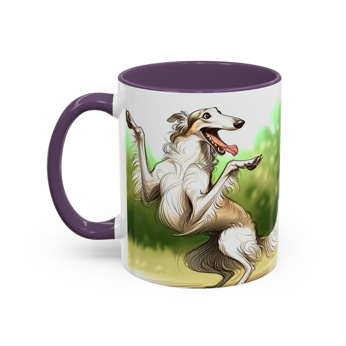 Borzoi Accent Coffee Mug - Perfect Gift for Dog Lovers