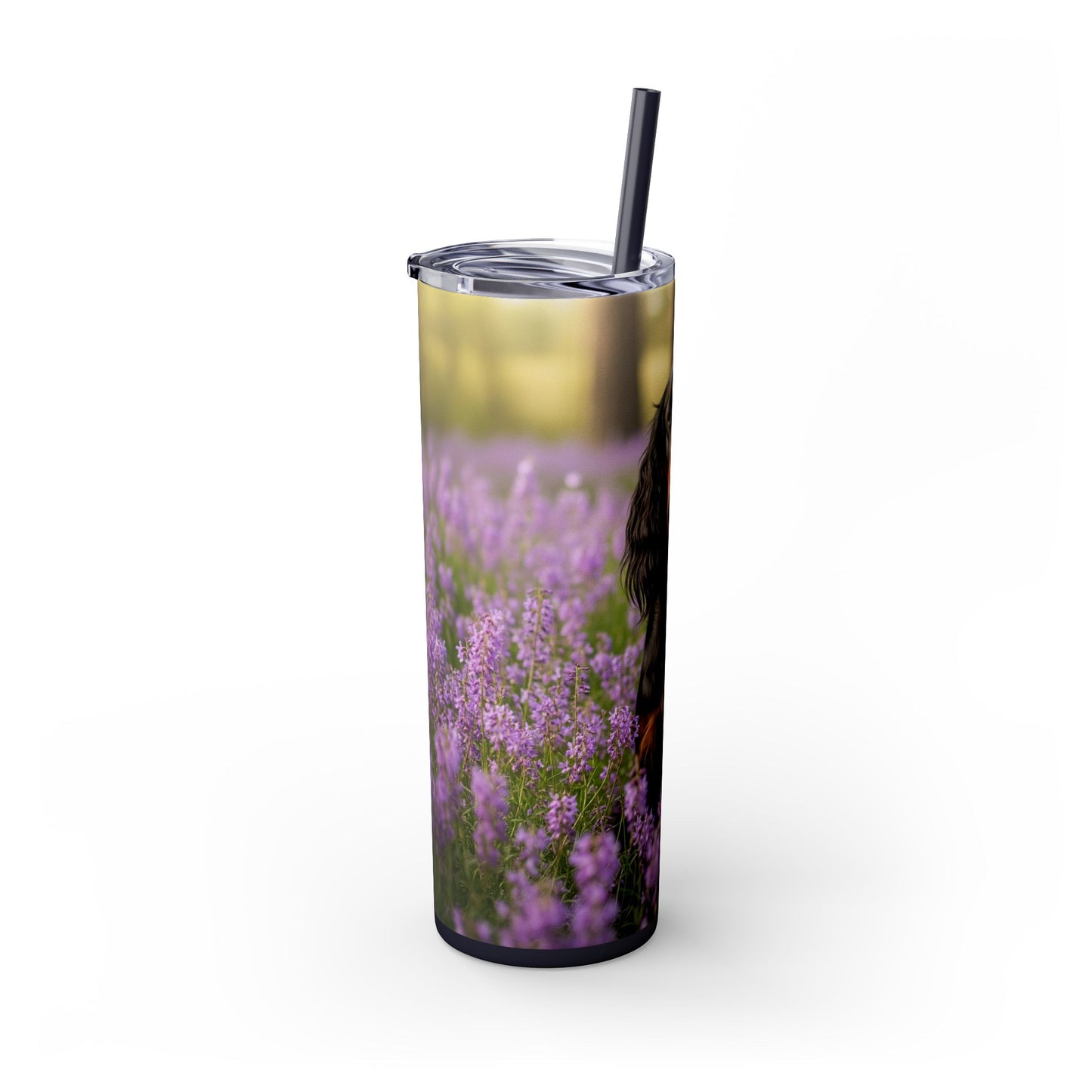 Gordon Setter Tumbler with Straw, 20oz