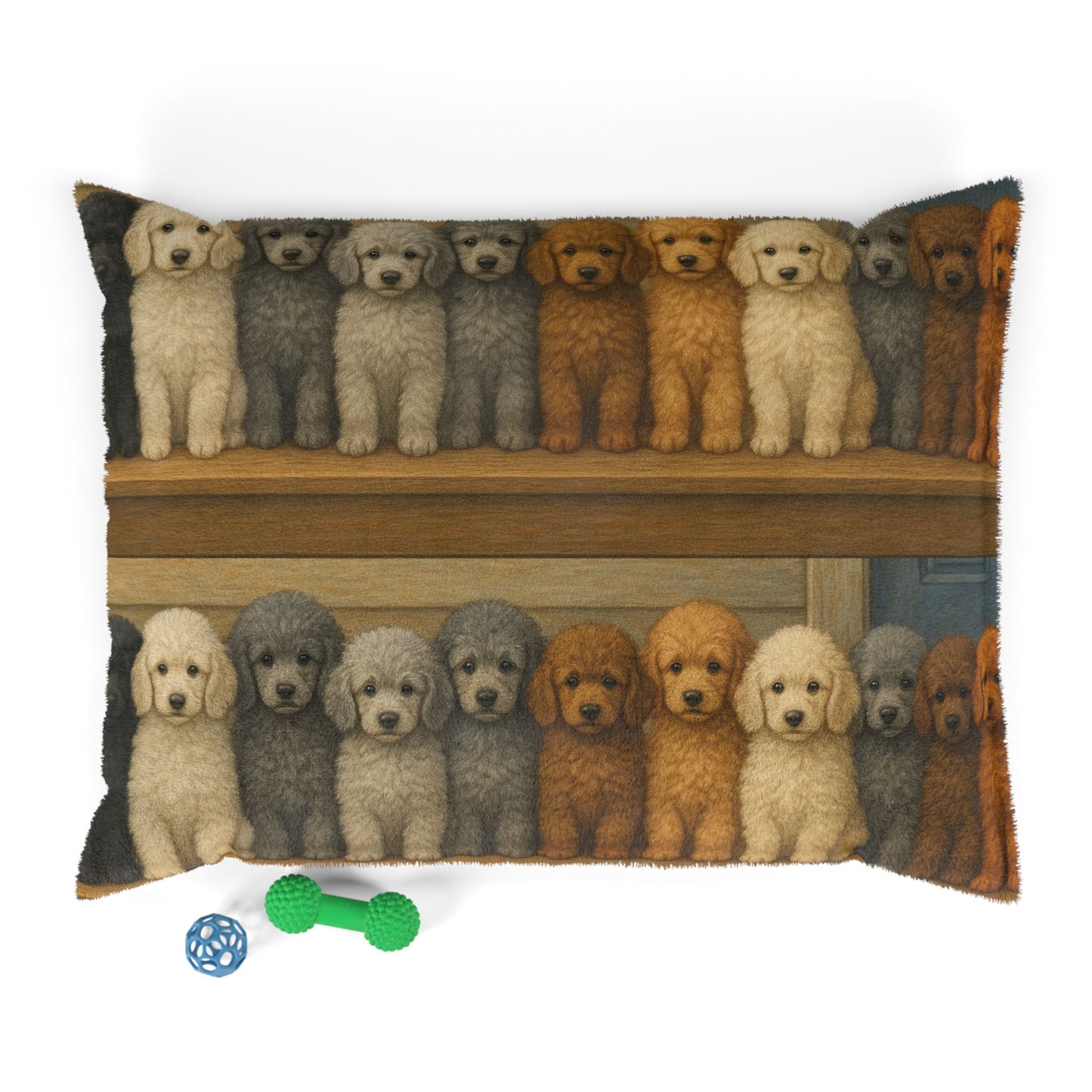 Poodle Puppies Pet Bed