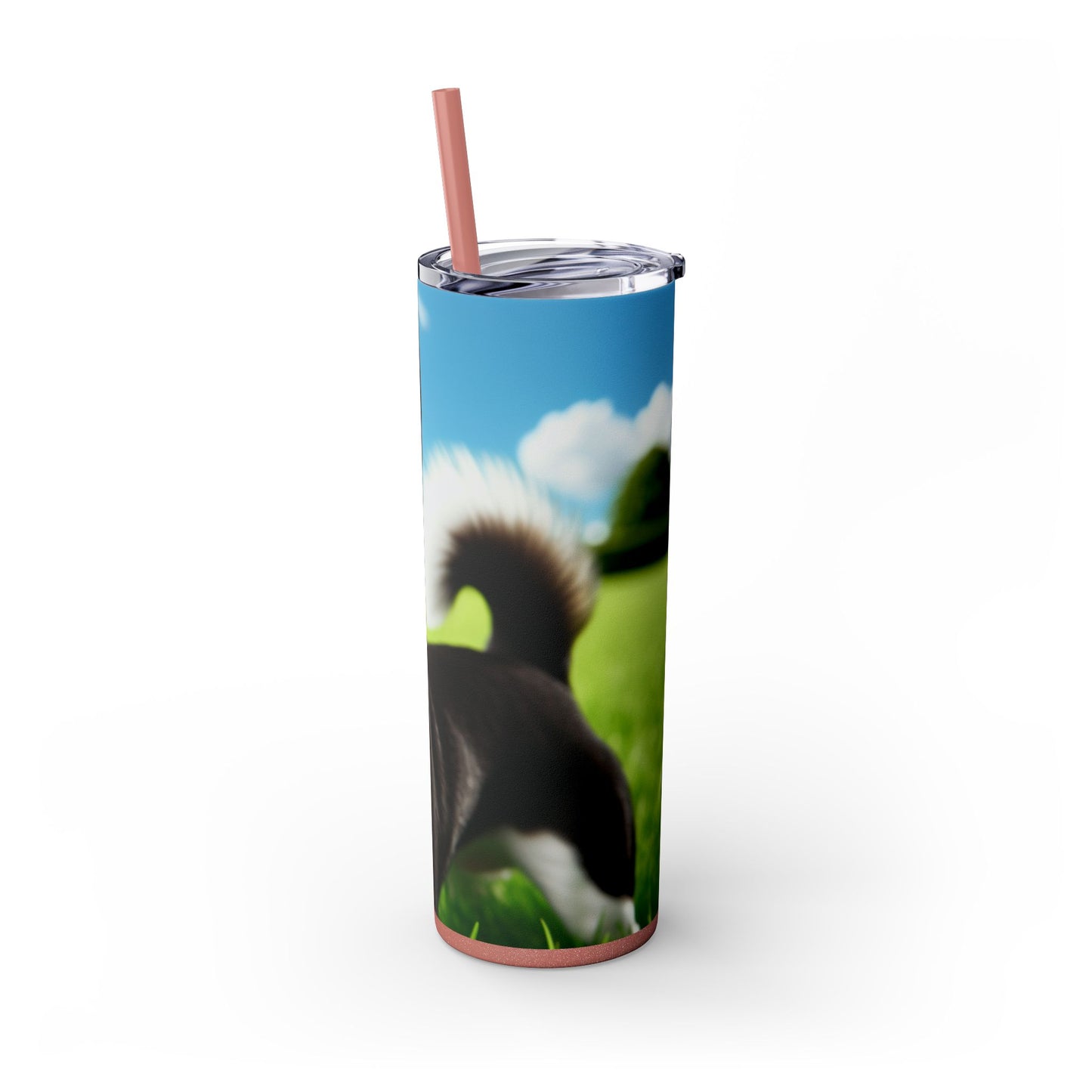 Japanese Terrier Tumbler with Straw, 20oz