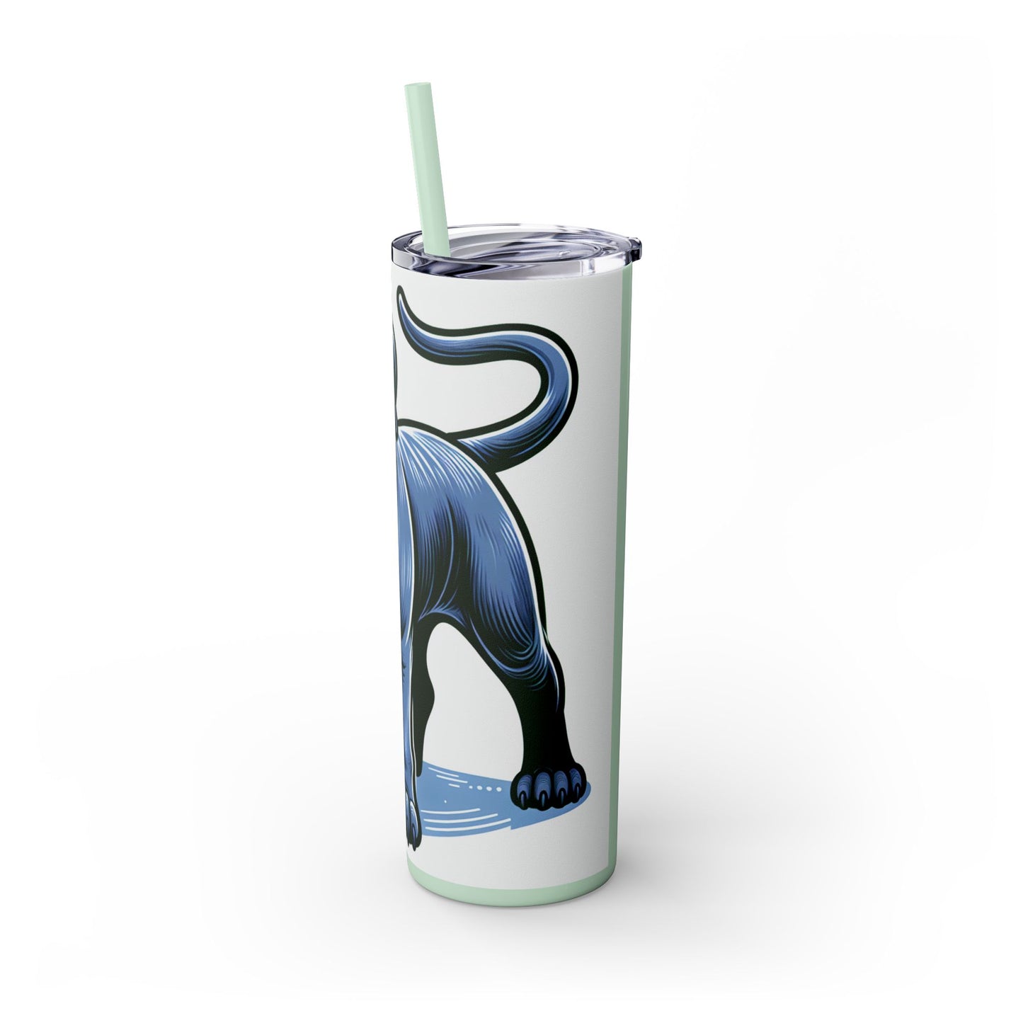 Neapolitan Mastiff Tumbler with Straw, 20oz