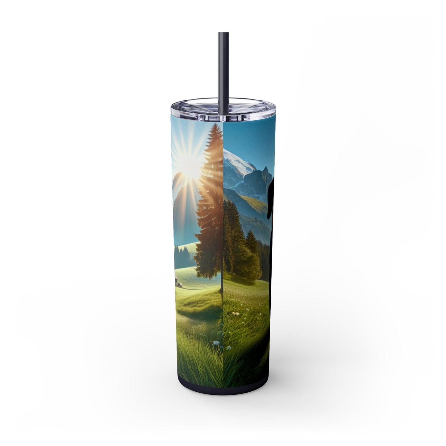 Entlebucher Mountain Dog Tumbler with Straw, 20oz