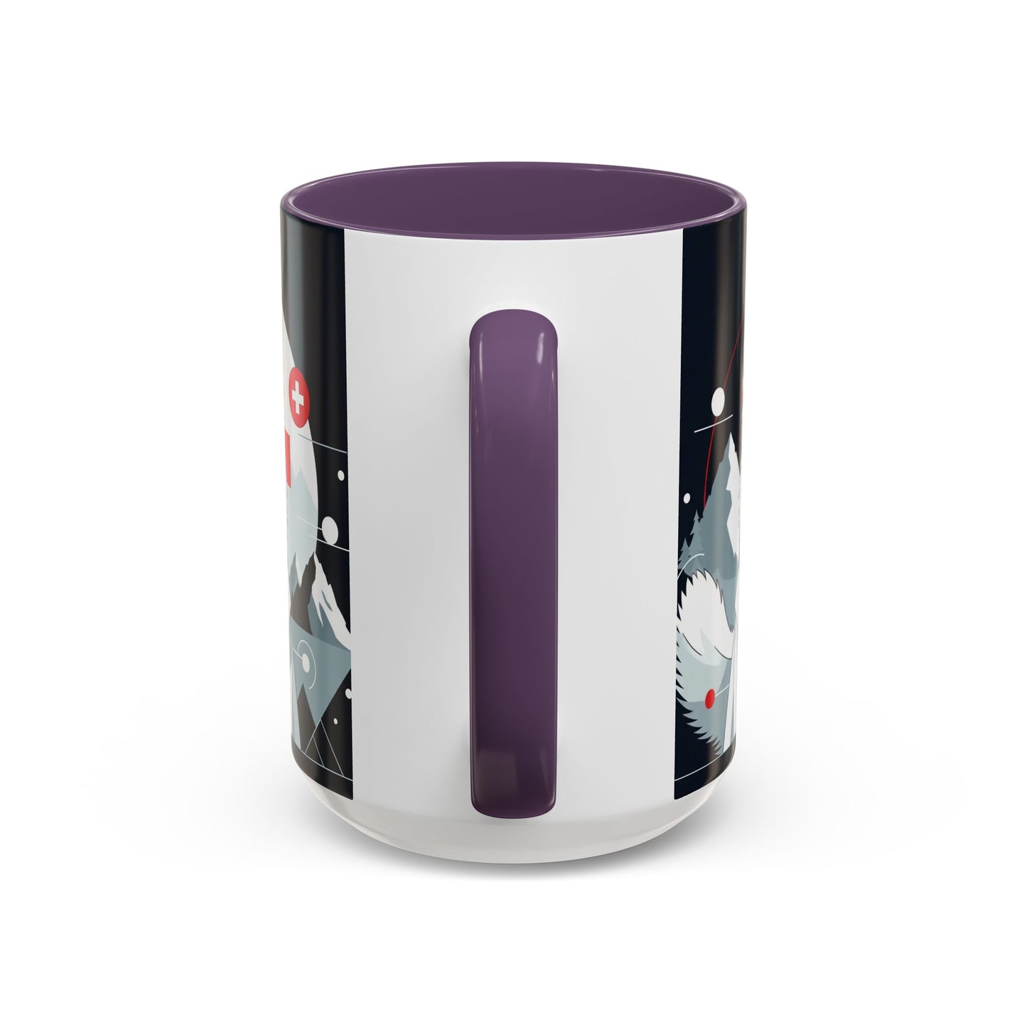 White Swiss Shepherd Dog Accent Coffee Mug - Perfect Gift for Dog Lovers