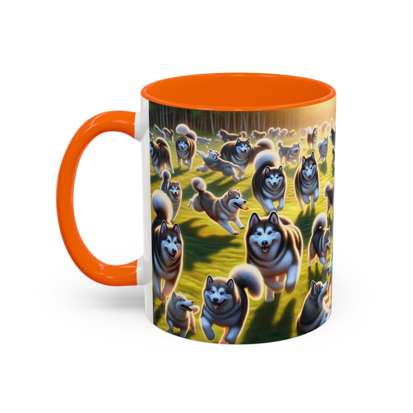 Alaskan Malamute Accent Coffee Mug - Perfect Gift for Dog Lovers