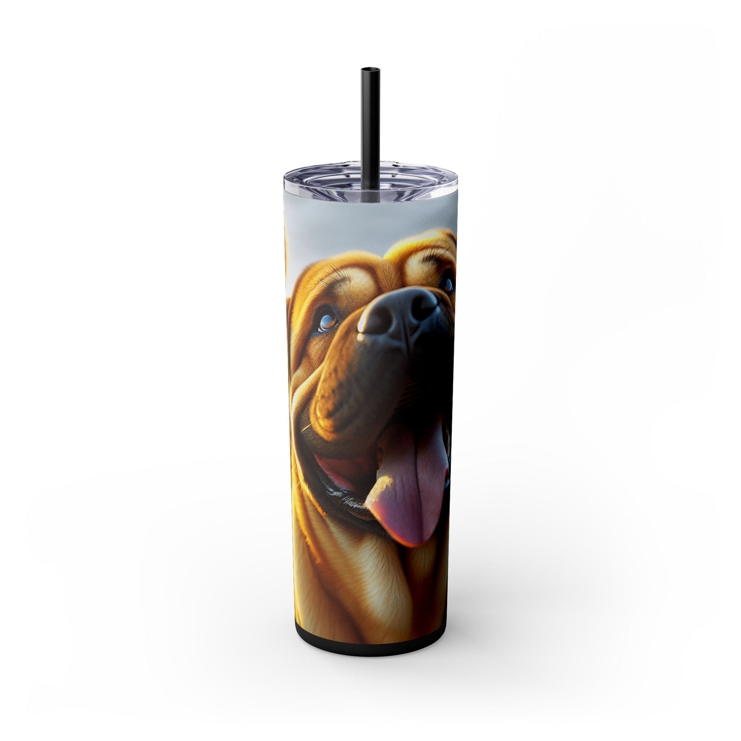 Bully Kutta Skinny Tumbler with Straw, 20oz