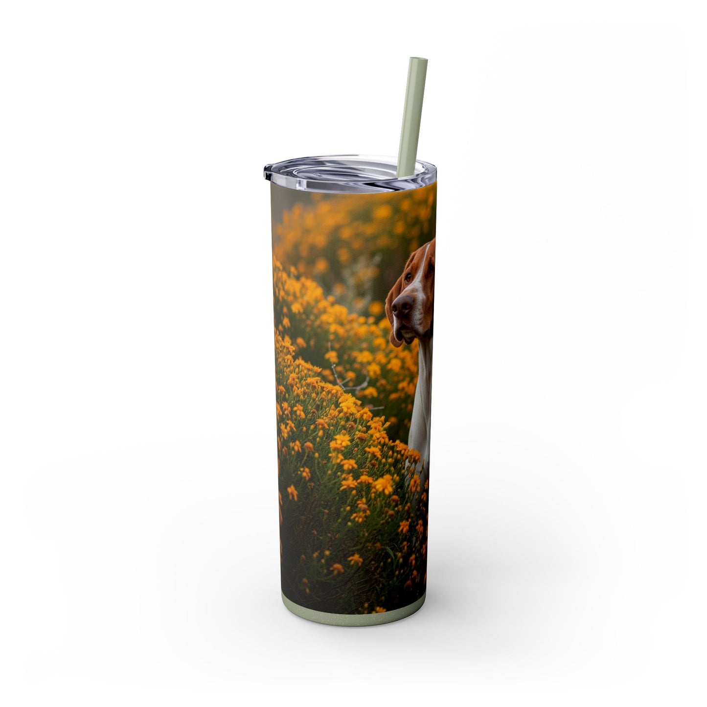 Portuguese Pointer Tumbler with Straw, 20oz