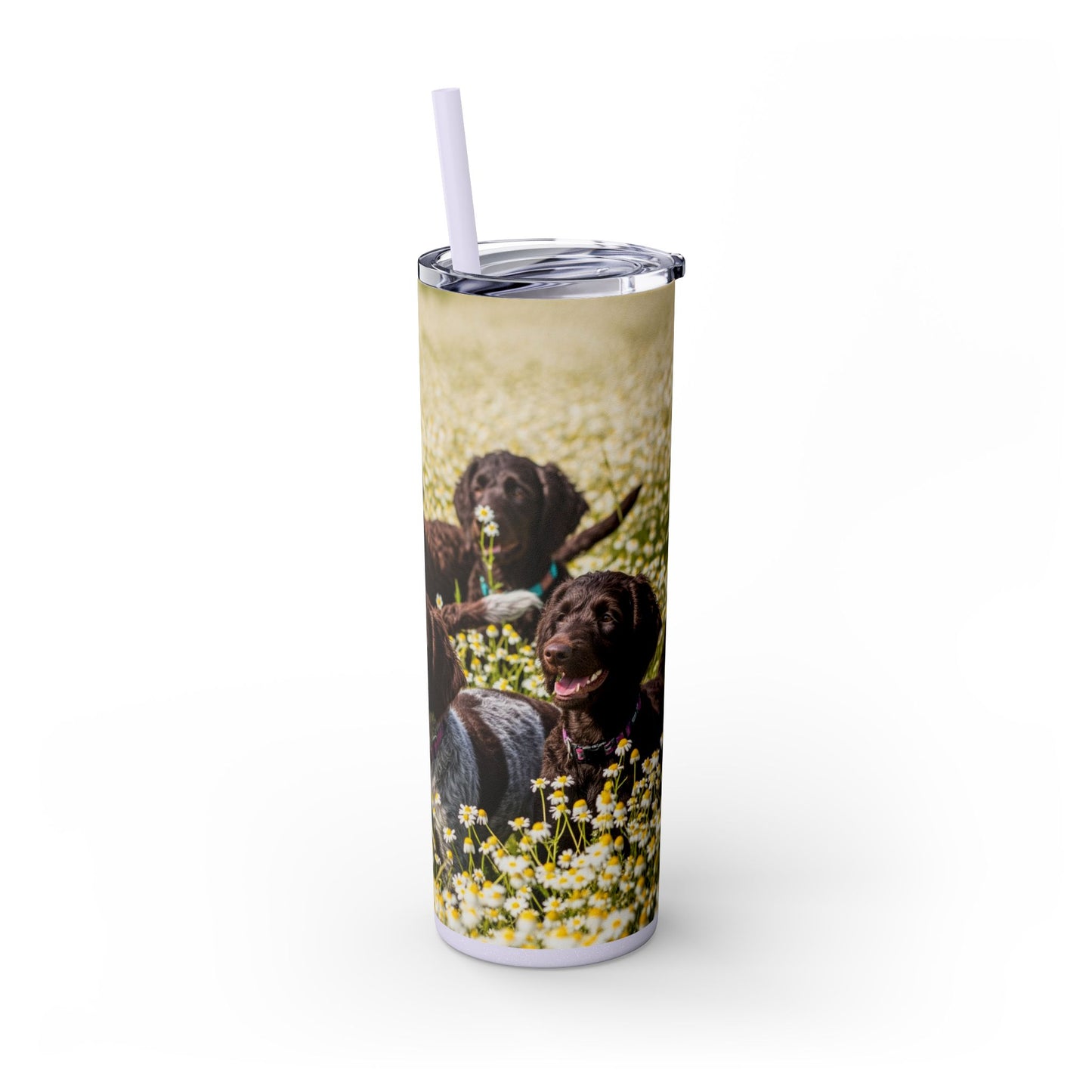 Pudelpointer Tumbler with Straw, 20oz