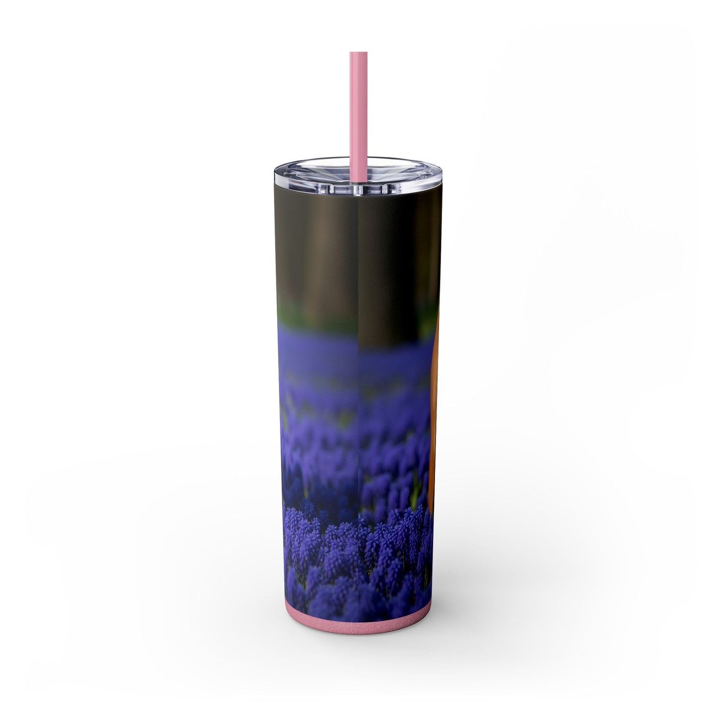 Bloodhound Skinny Tumbler with Straw, 20oz
