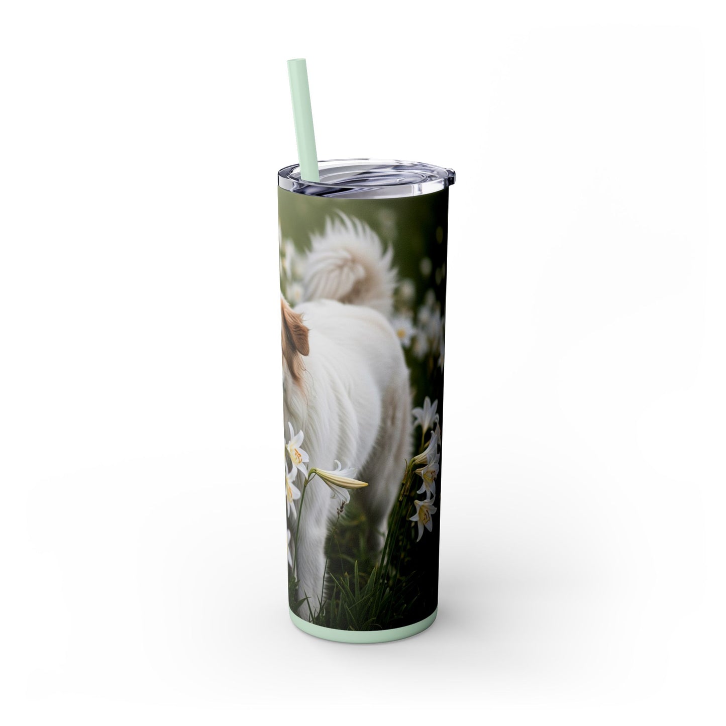 Pyrenean Shepherd Tumbler with Straw, 20oz