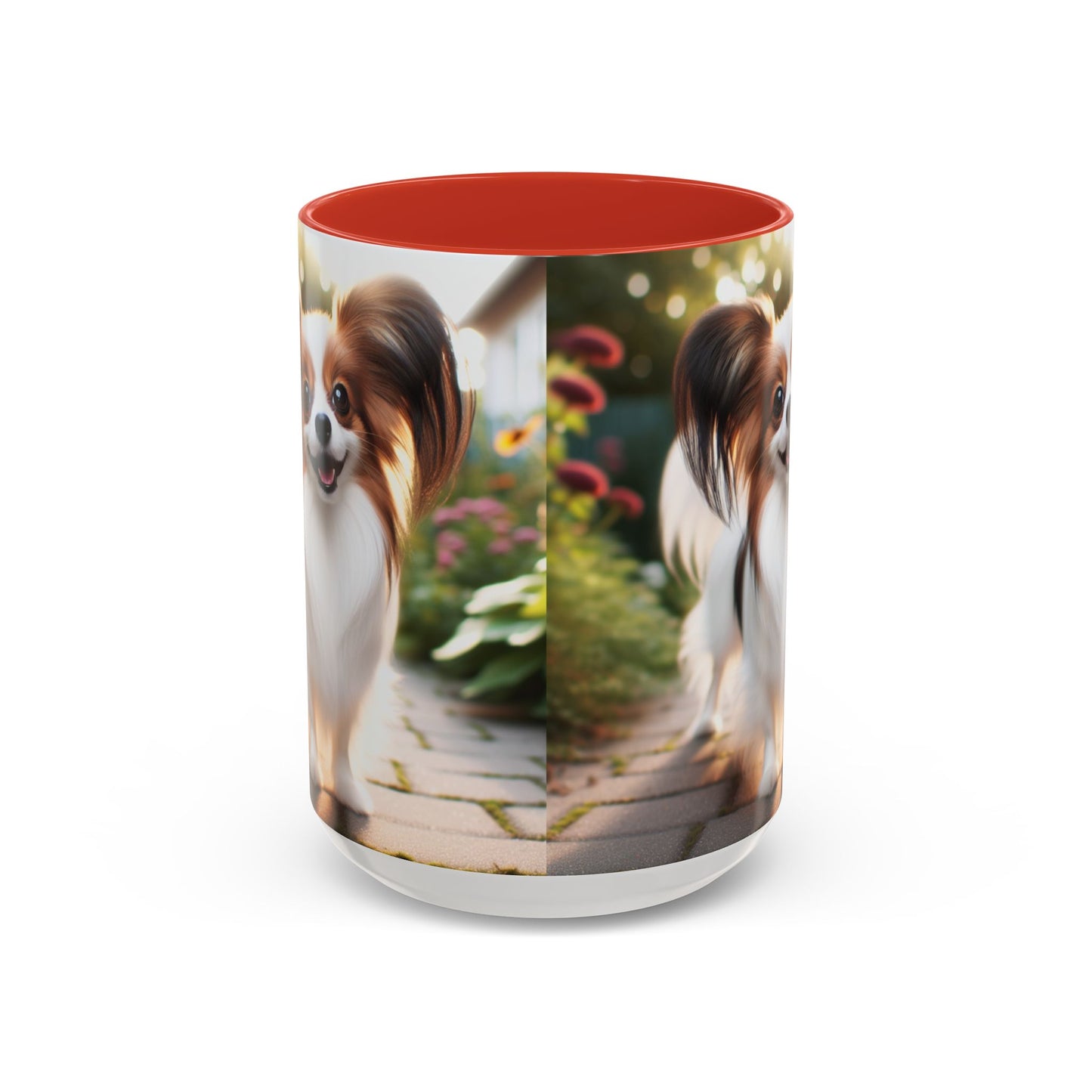 Papillon Accent Coffee Mug - Perfect Gift for Dog Lovers