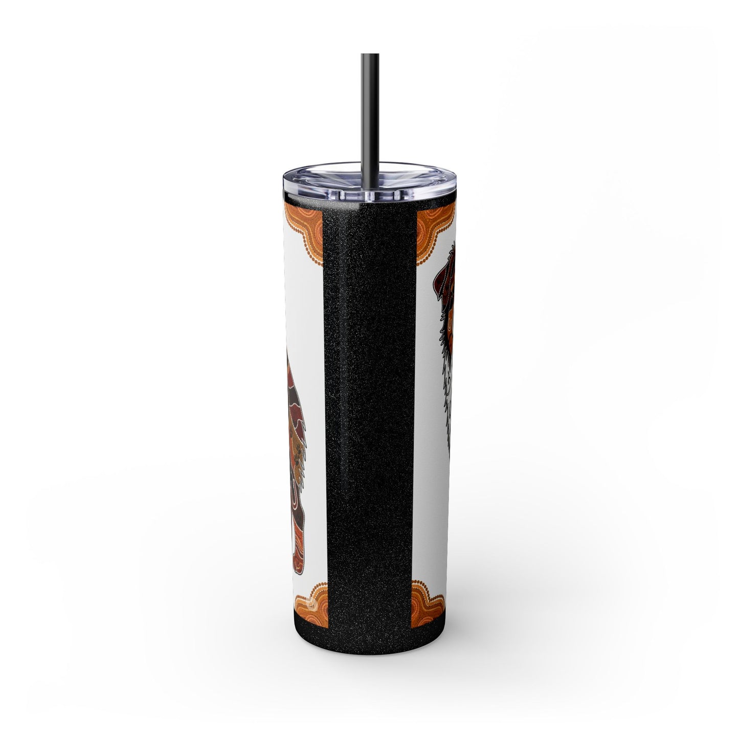 Australian Shepherd Skinny Tumbler with Straw, 20oz