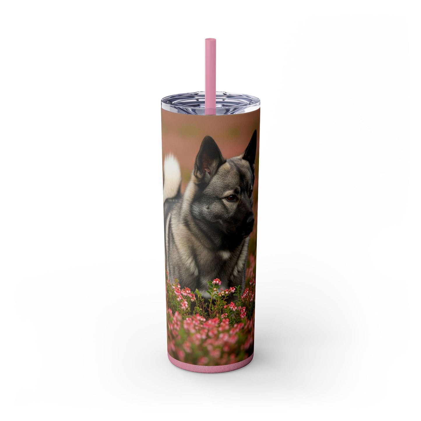 Norwegian Elkhound Tumbler with Straw, 20oz