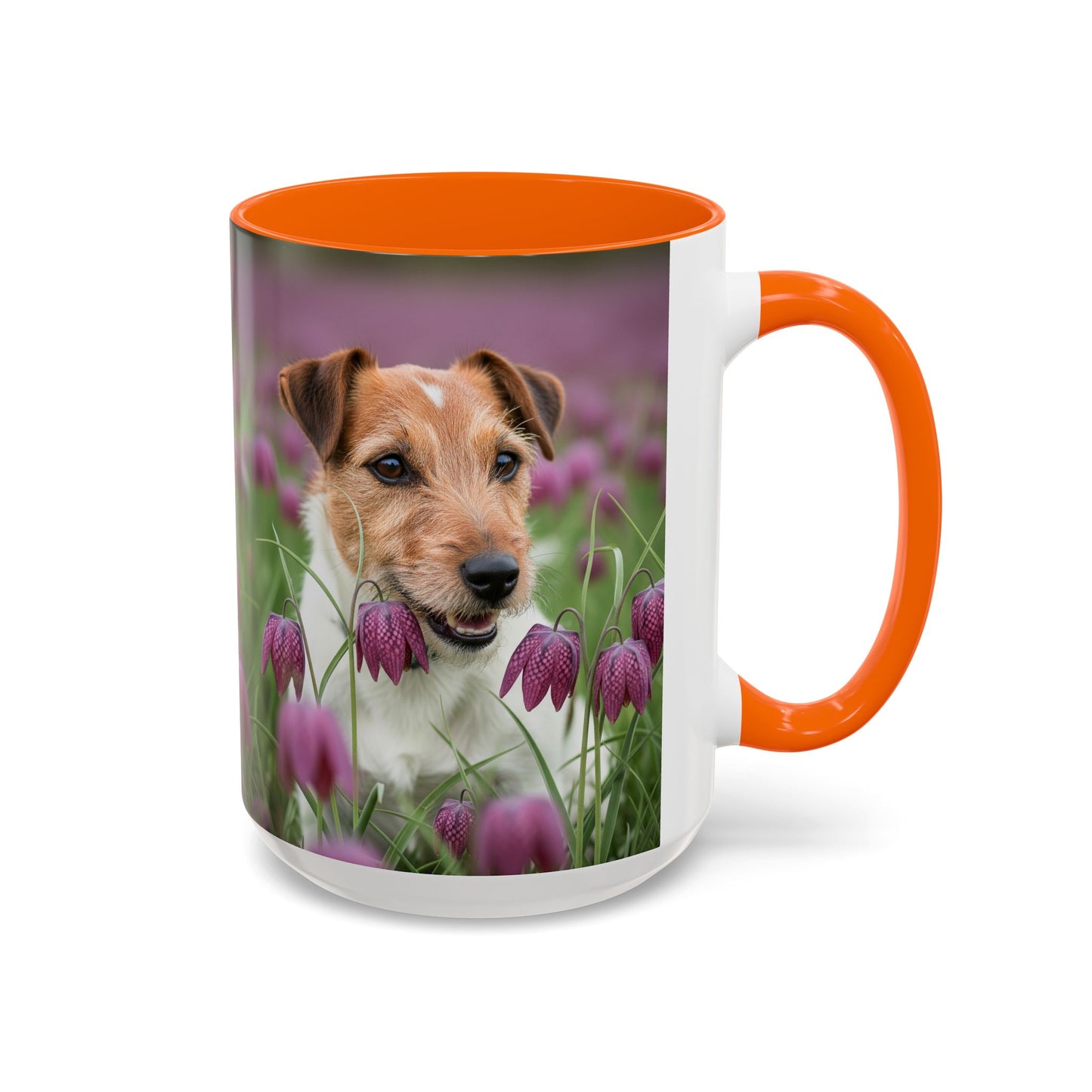 Russell Terrier Accent Coffee Mug - Perfect Gift for Dog Lovers